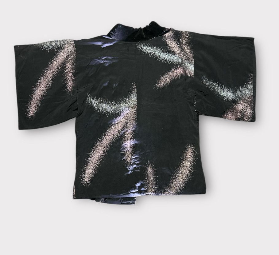 Japanese Brand YOHJI YAMAMOTO STYLE KIMΟΝΟ with flashing thread embroidery Size US M / EU 48-50 / 2 - 4 Thumbnail