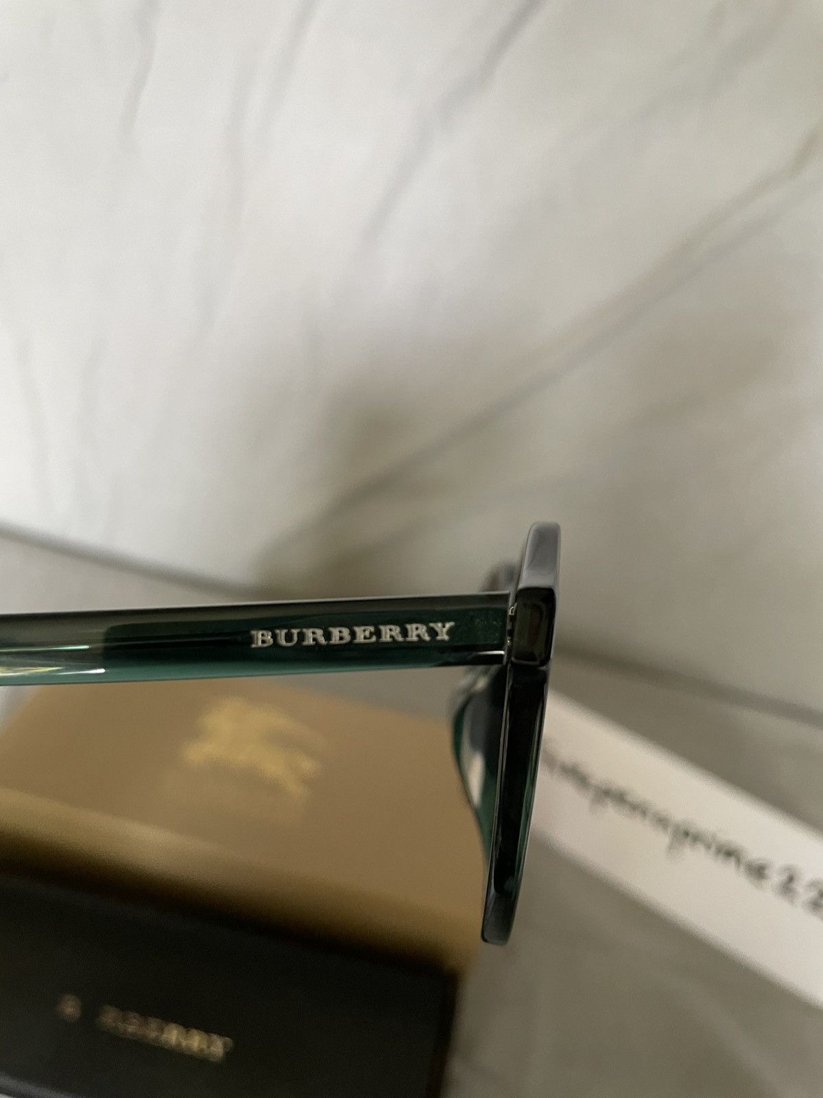 Burberry Men’s Burberry Sunglasses Green B4280F Size ONE SIZE - 8 Thumbnail