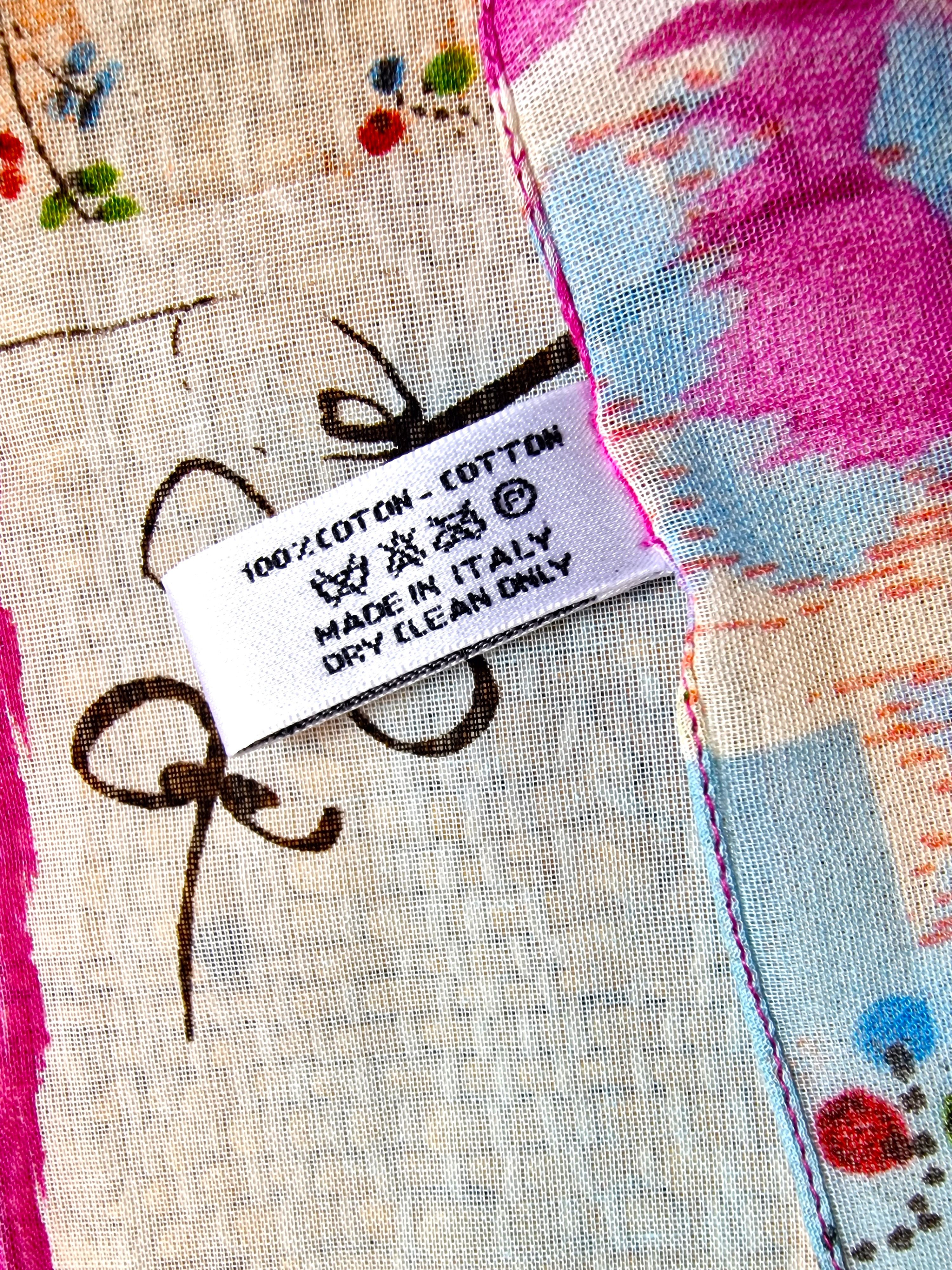Dior Christian Dior John Galliano Filth Logo J`adore Shawl Scarf Size ONE SIZE - 4 Thumbnail
