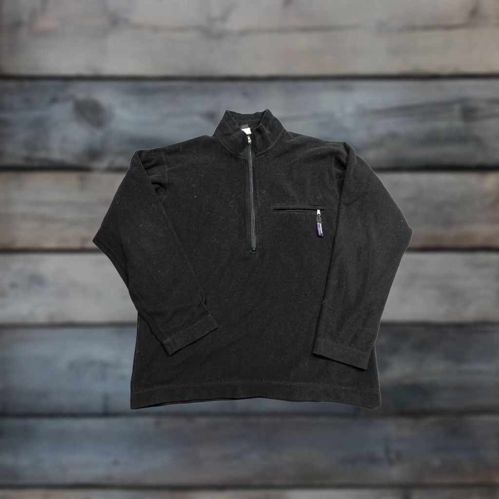 Patagonia Patagonia Fleece Shirt Mens M Black Lightweight Base Layer Hiking Pullover 90s Retro Mens Size US M / EU 48-50 / 2 - 1 Thumbnail