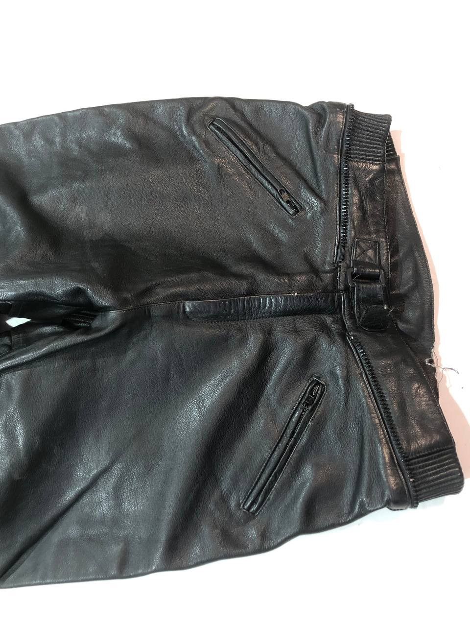 Vintage Vintage Japanese Style Leather Biker Moto Pants Size US 35 - 5 Thumbnail