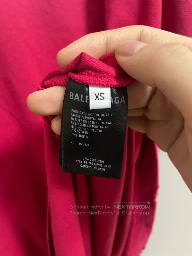 Balenciaga Balenciaga Ripped T-Shirt Size US XS / EU 42 / 0 - 5 Thumbnail