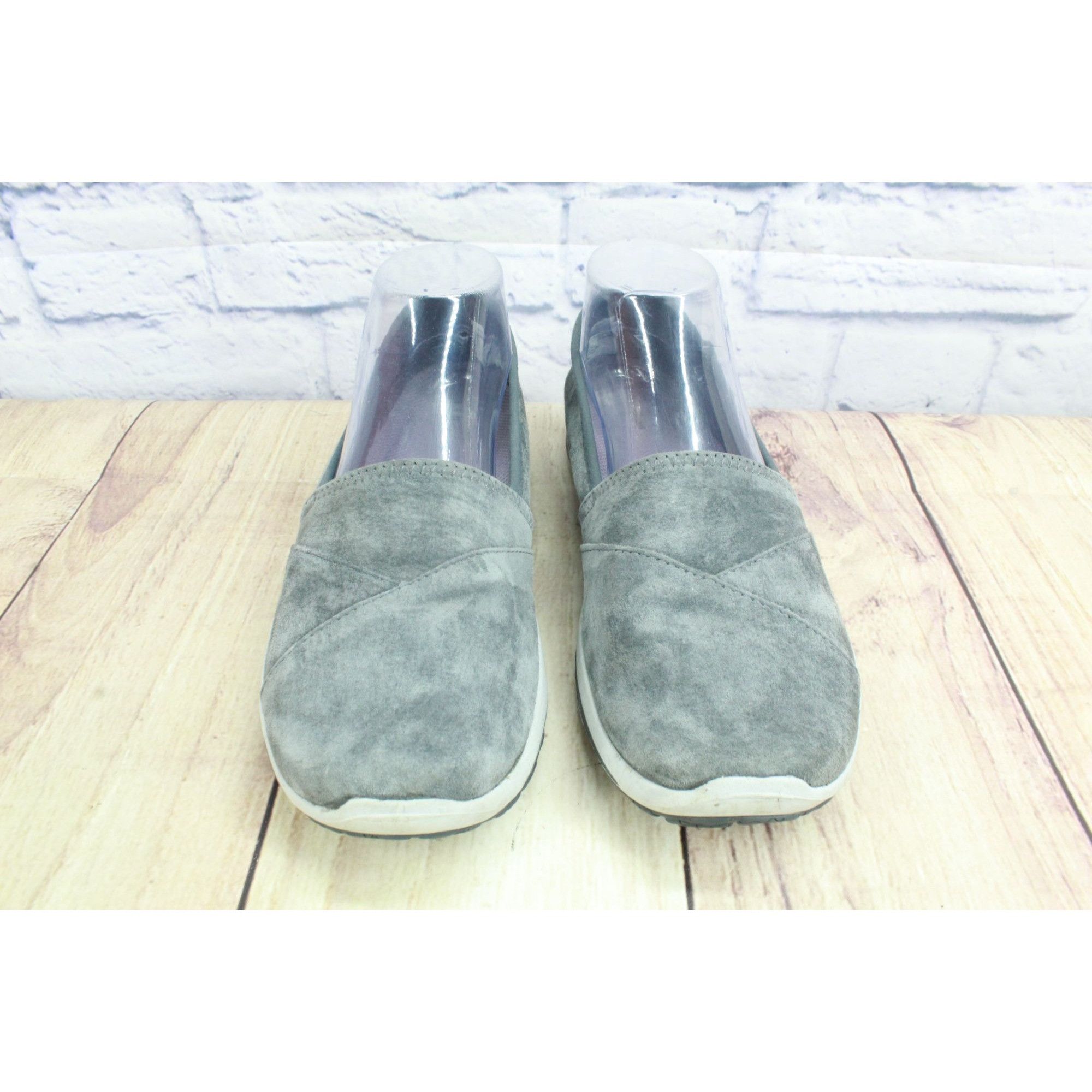 L.L. Bean LL Bean Women’s Gray Stretch Nubuck Back Cove Slip-Ons Size US 8 / IT 38 - 4 Thumbnail