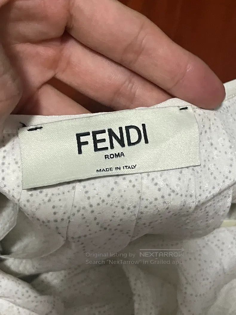 Fendi Fendi One-Piece Silk Wrap Skirt Size 25" / US 0 / IT 36 - 3 Thumbnail