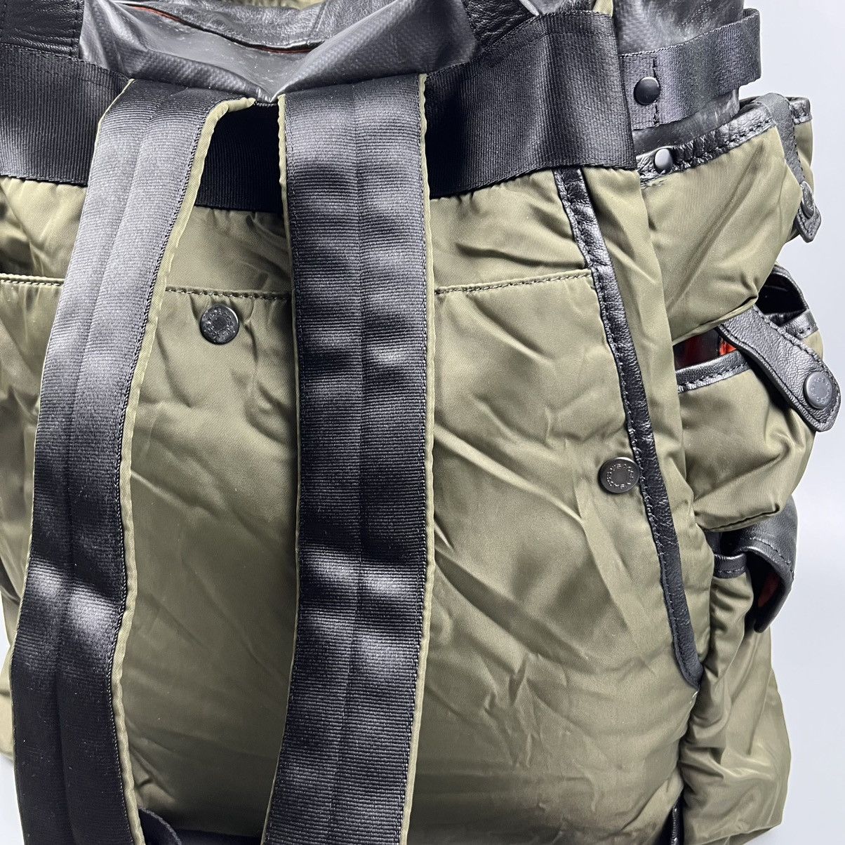 Yohji Yamamoto Y’saccs - Tanker Backpack Nylon Leather Size ONE SIZE - 8 Thumbnail