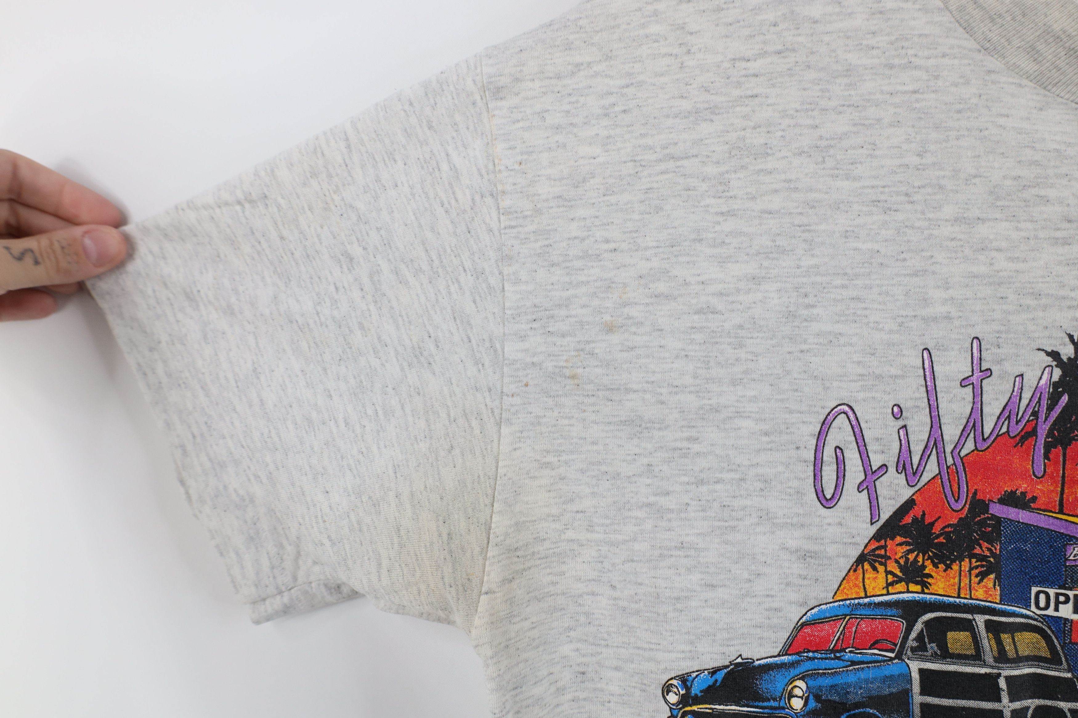 Vintage Vintage 90s Streetwear Diner Hot Rod Fiftys Classics T-Shirt Size US M / EU 48-50 / 2 - 10 Thumbnail