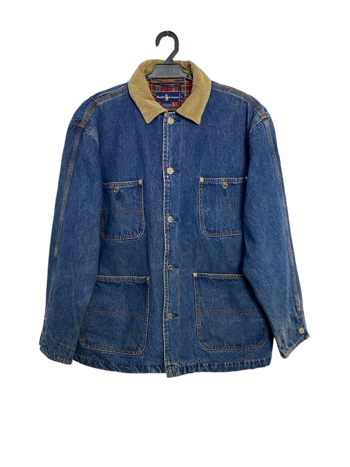 VINTAGE POLO RALPH LAUREN CHORE JACKET 4 POCKET
