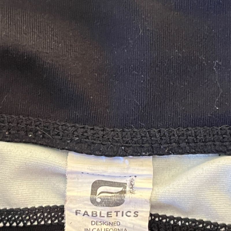 Fabletics Fabletics Women's Leggings Black Geometric Pattern Large Size 34" / US 12 / IT 48 - 4 Thumbnail