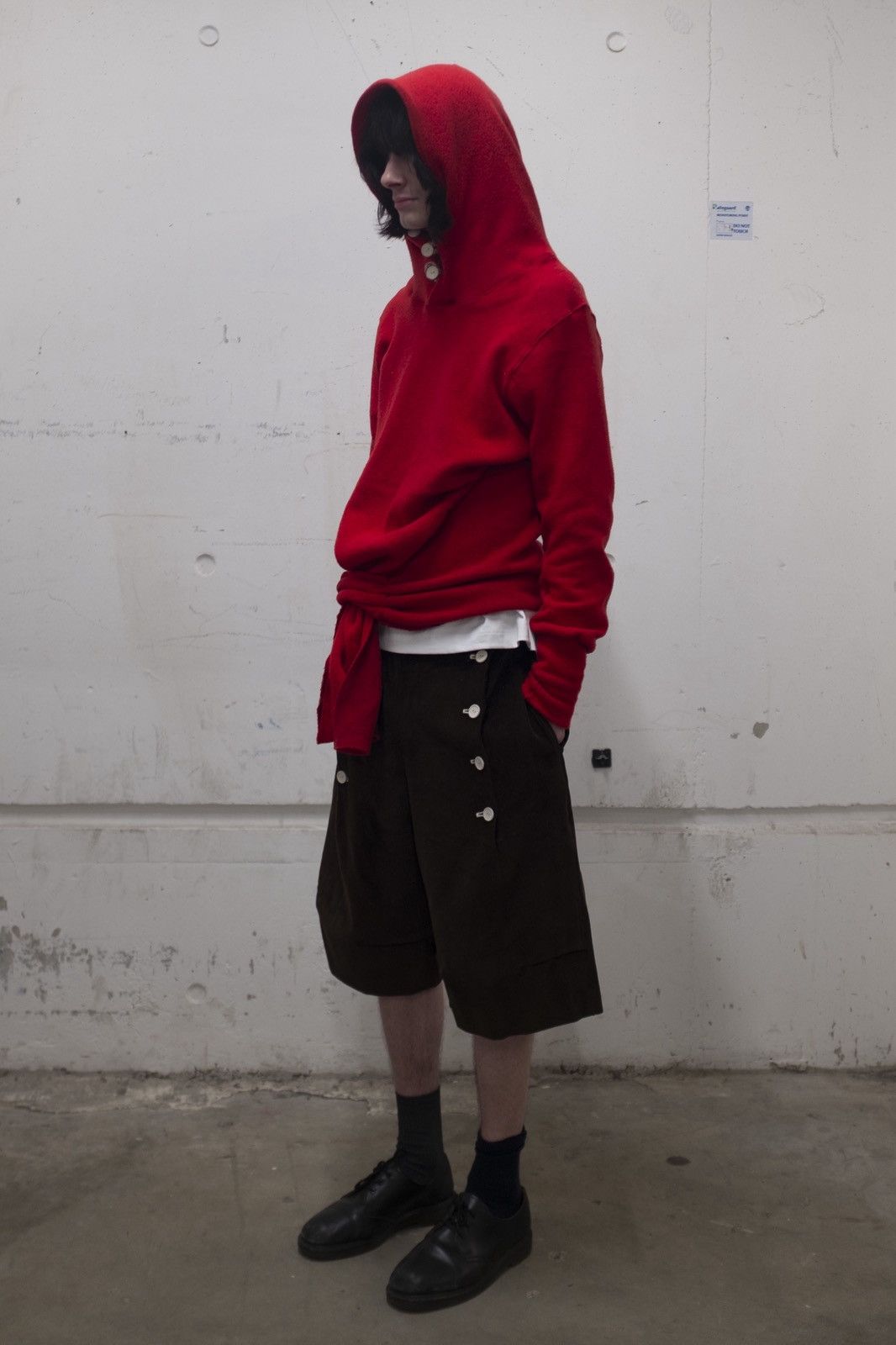Other Knot Hoodie in red wool jersey Size US S / EU 44-46 / 1 - 3 Thumbnail