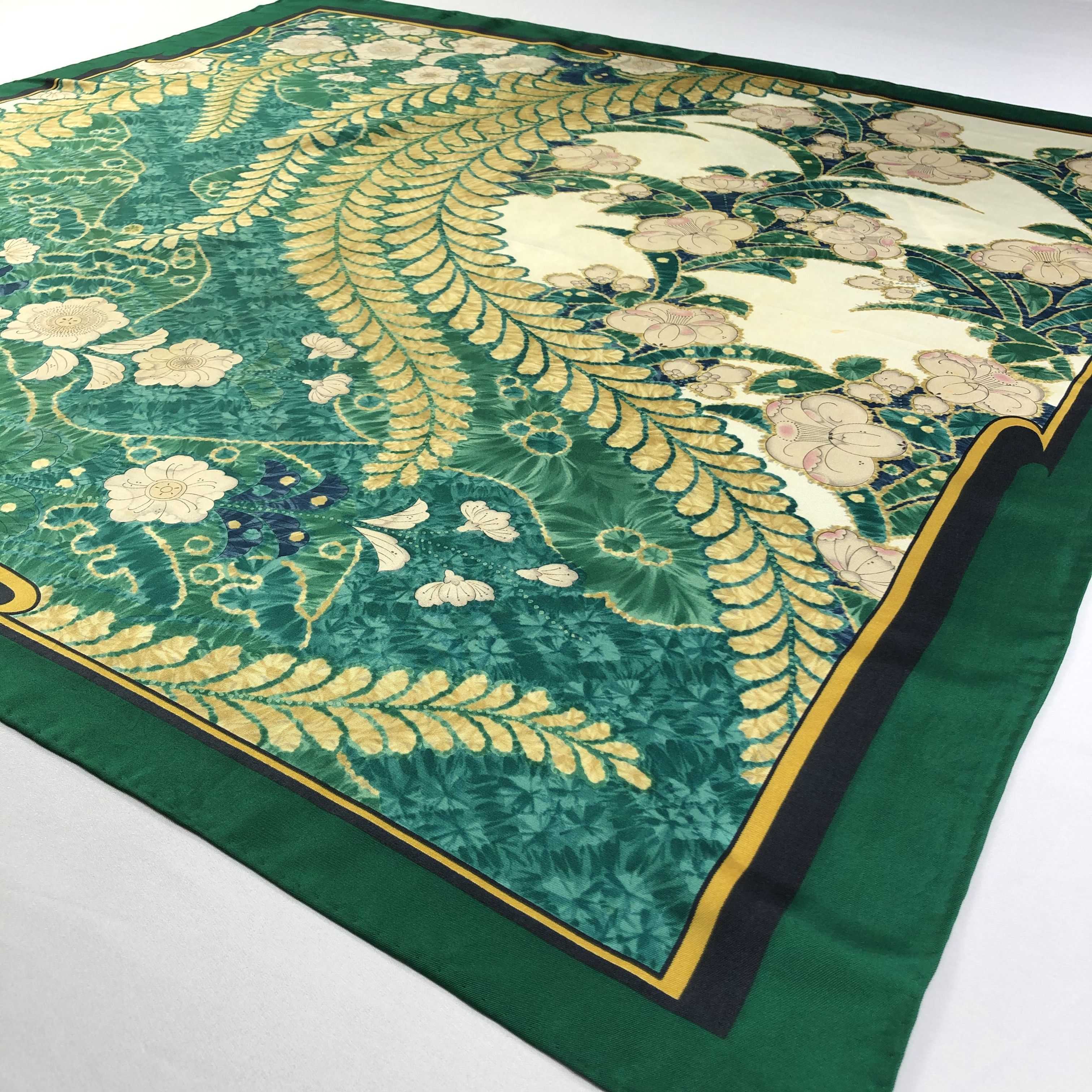 Vintage Vintage Madame Kiyoko Silk Scarf Size ONE SIZE - 3 Thumbnail