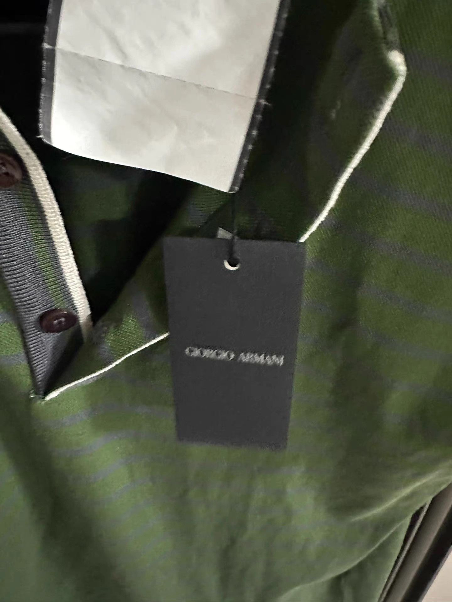 Giorgio Armani Giorgio Armani Mulberry Silk Short Sleeve Polo K18 Size US M / EU 48-50 / 2 - 6 Thumbnail