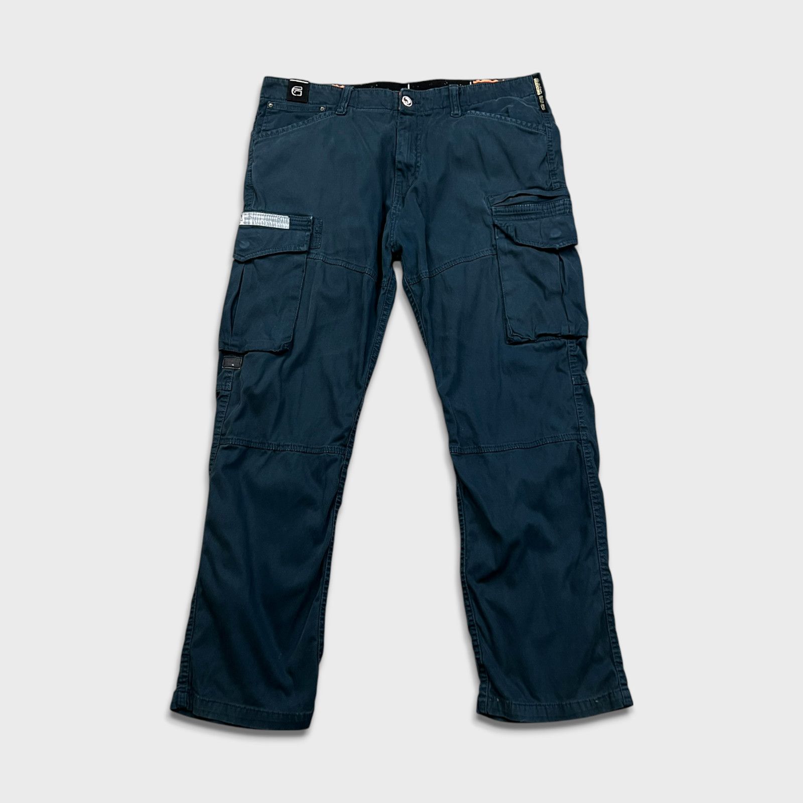 G-Star × Vintage G Star Raw Bronson Slim Chino Pants 36x29 Cargo Trousers Size US 36 / EU 52 - 1 Thumbnail