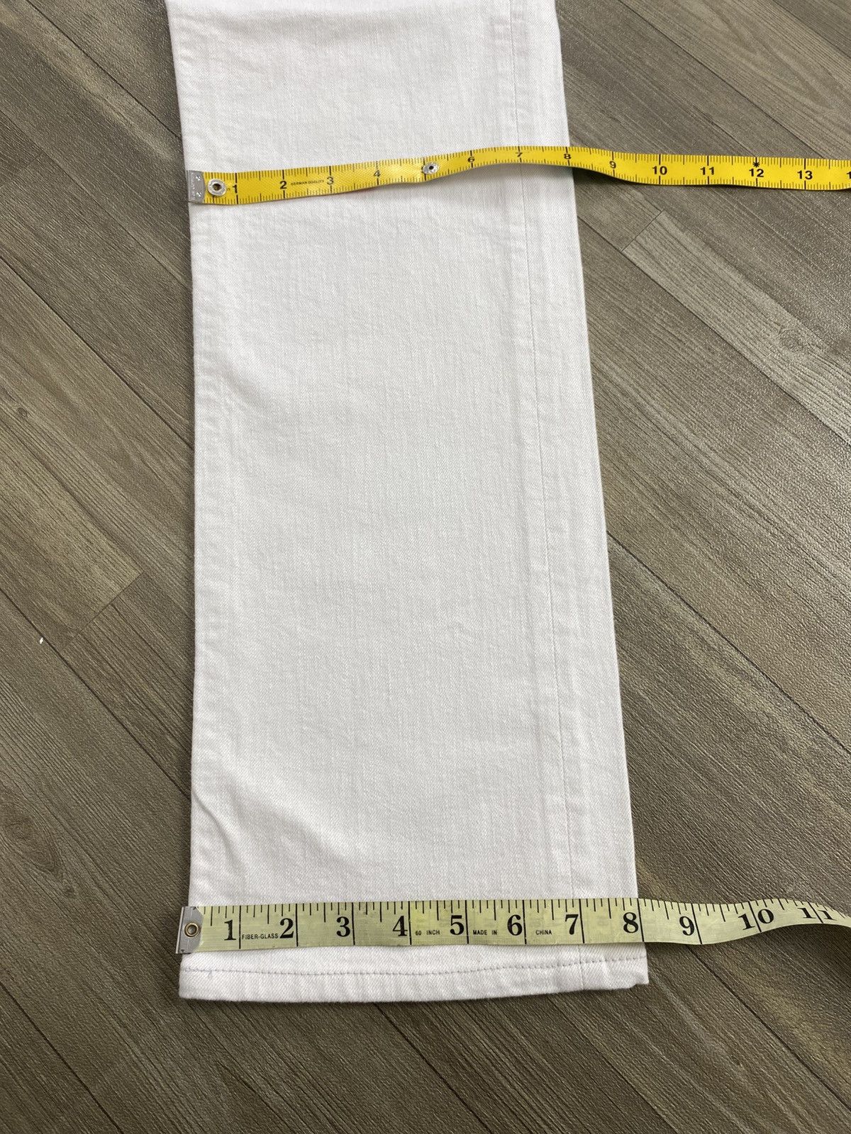 Burberry Vintage Burberry London White Straight Jeans Luxury Size US 30 / EU 46 - 18 Thumbnail