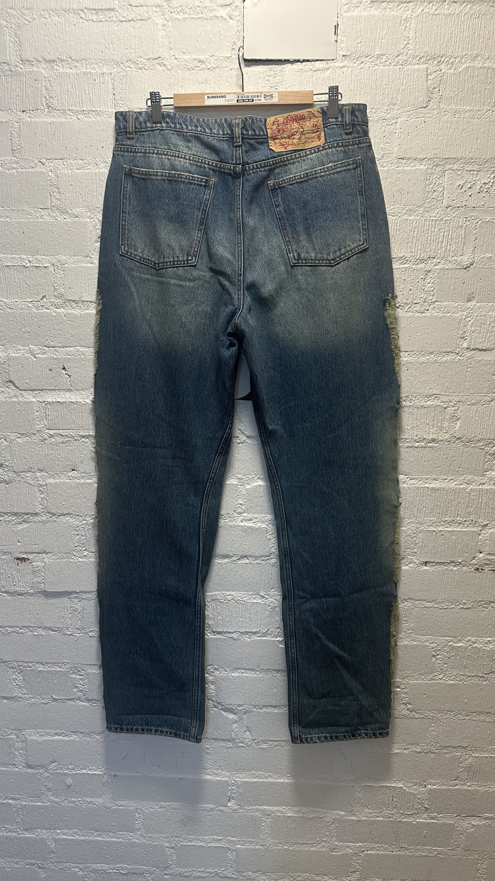Magliano Unregular Lametta Jeans Size US 34 / EU 50 - 2 Thumbnail