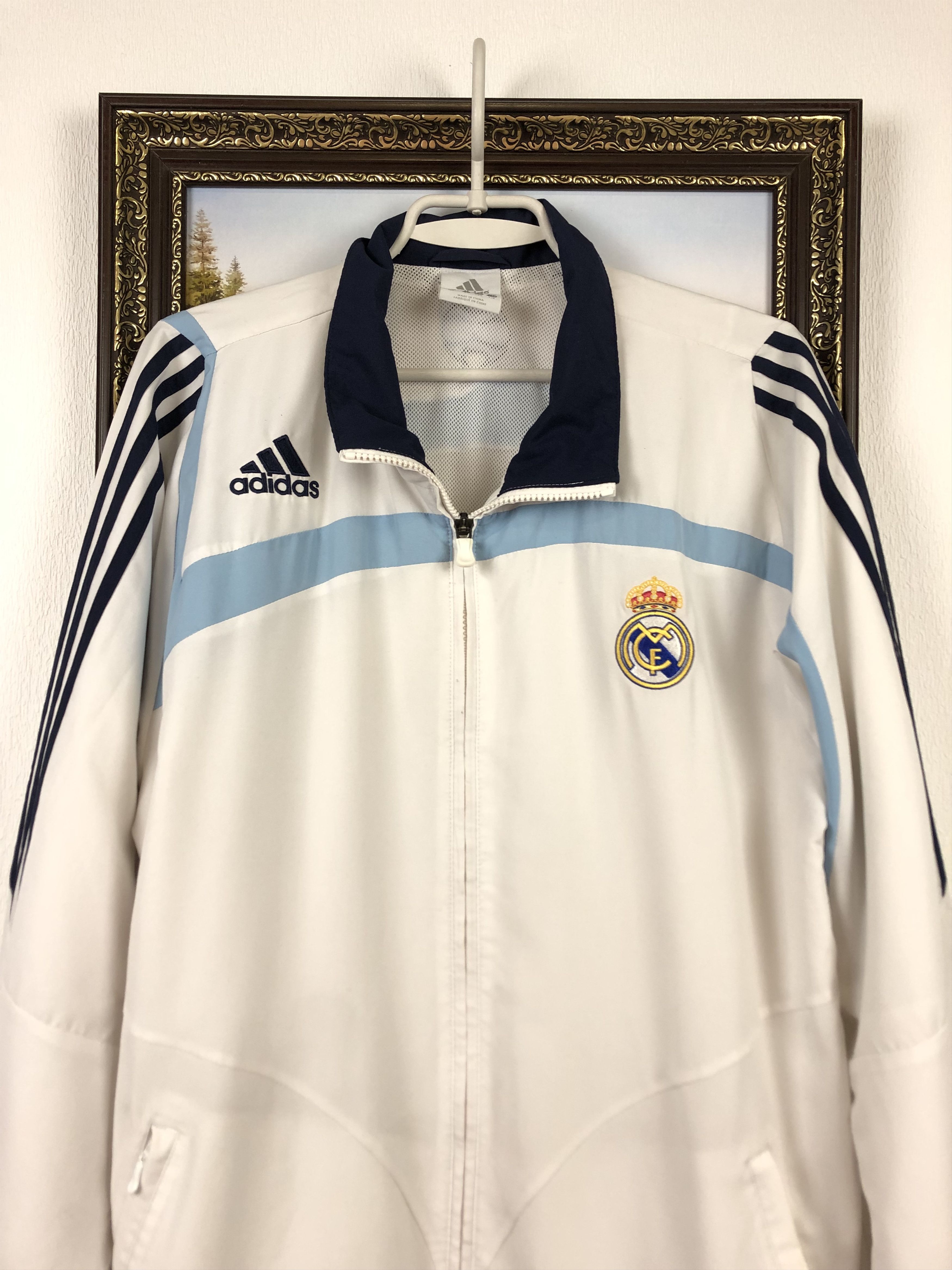 Adidas Vintage Real Madrid Football Jacket Soccer Track Top Rare Size US L / EU 52-54 / 3 - 2 Thumbnail