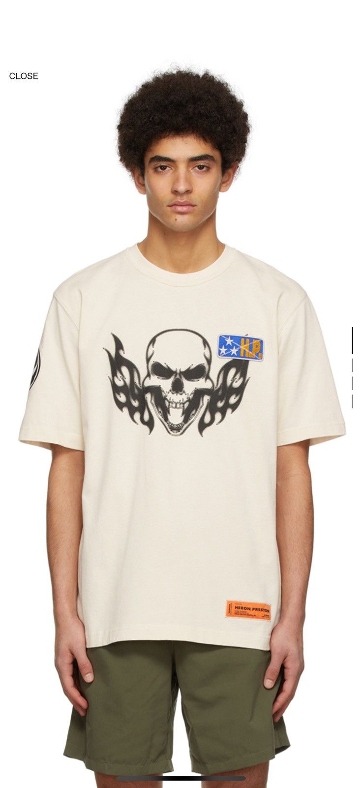 Heron Preston Herron Preston Off-White Cotton T-Shirt Size US XS / EU 42 / 0 - 10 Thumbnail