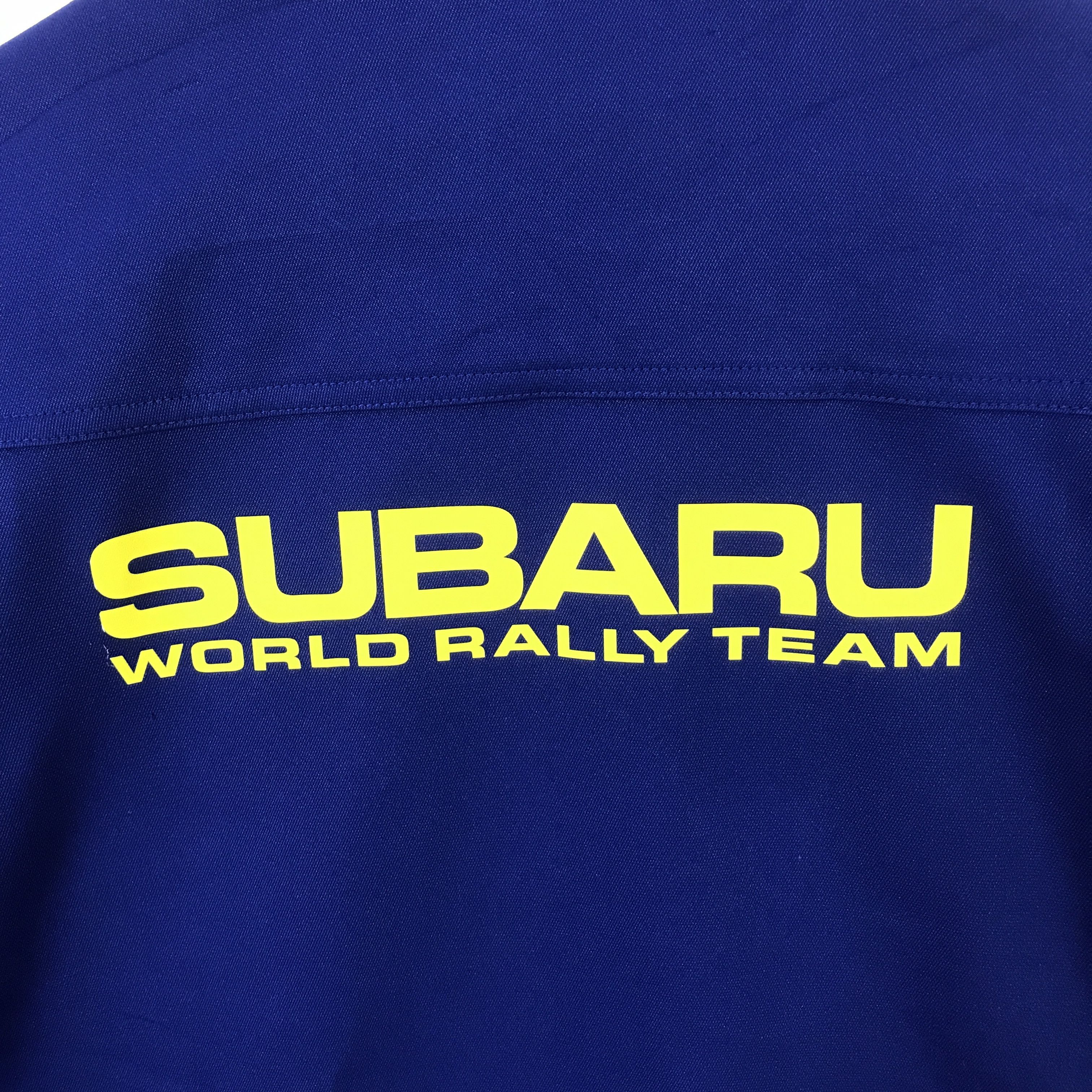 Japanese Brand Vtg subaru racing team Japan motorport custom jacket K62B18 Size US L / EU 52-54 / 3 - 5 Thumbnail