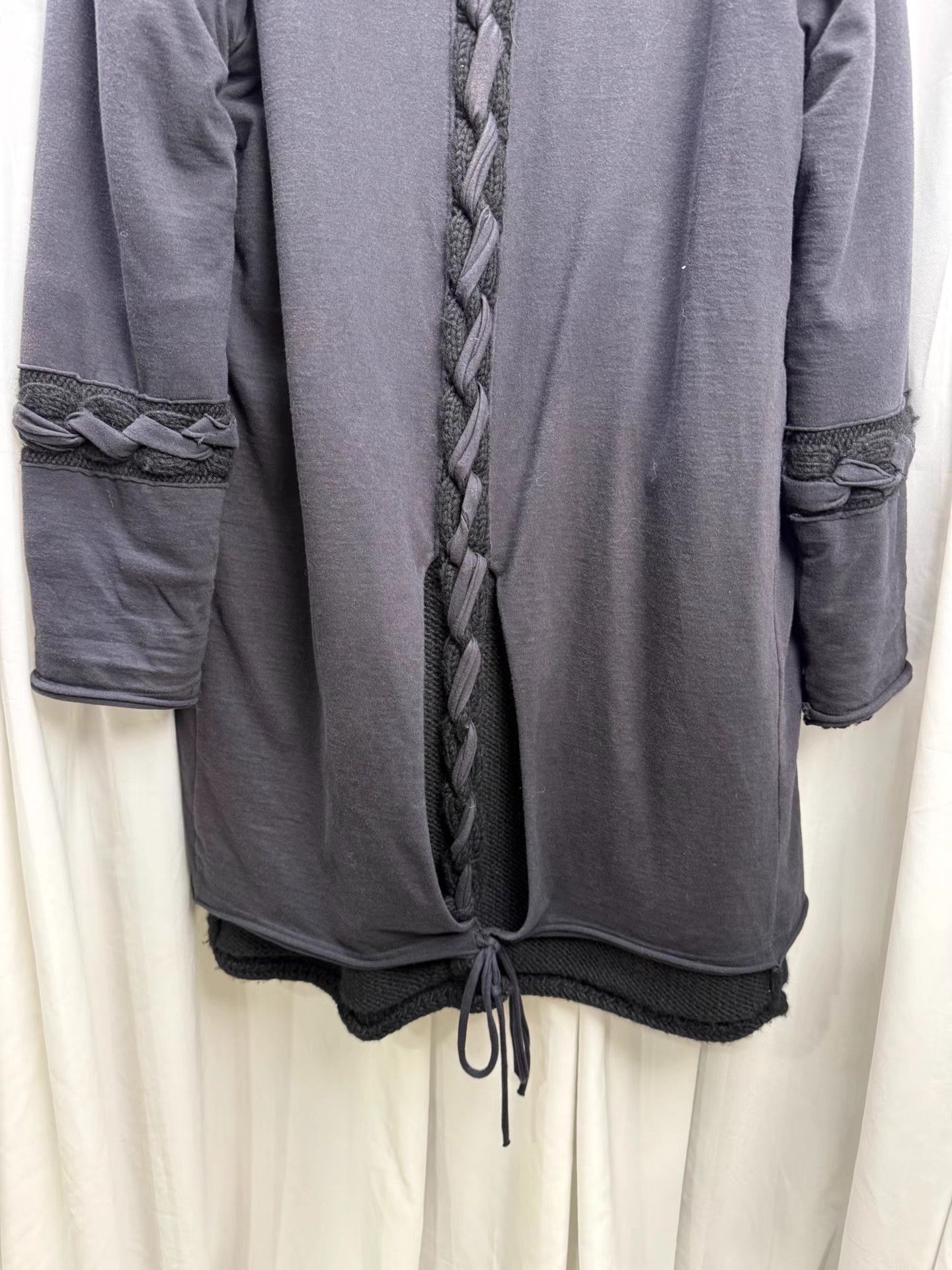 Yohji Yamamoto Yohji Yamamoto POUR HOMME Main Line Wool Lace-Up Coat K20 Size US L / EU 52-54 / 3 - 9 Thumbnail