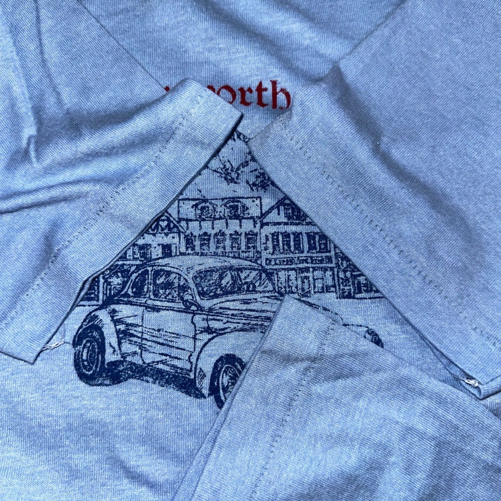 Vintage Vintage Sportswear Leavenworth 80s T-Shirt Men M Blue Cars Racing Vintage 1984 Graphic Size US M / EU 48-50 / 2 - 6 Thumbnail