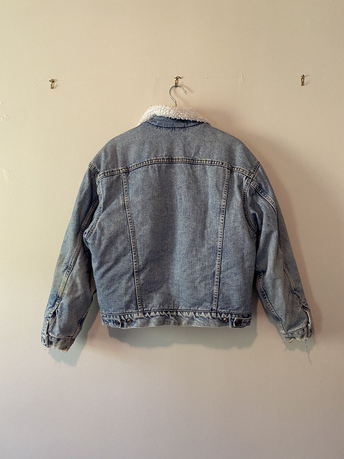 Levi's Vintage Clothing Levis Vintage Denim Sherpa Trucker Jacket Size US M / EU 48-50 / 2 - 3 Thumbnail