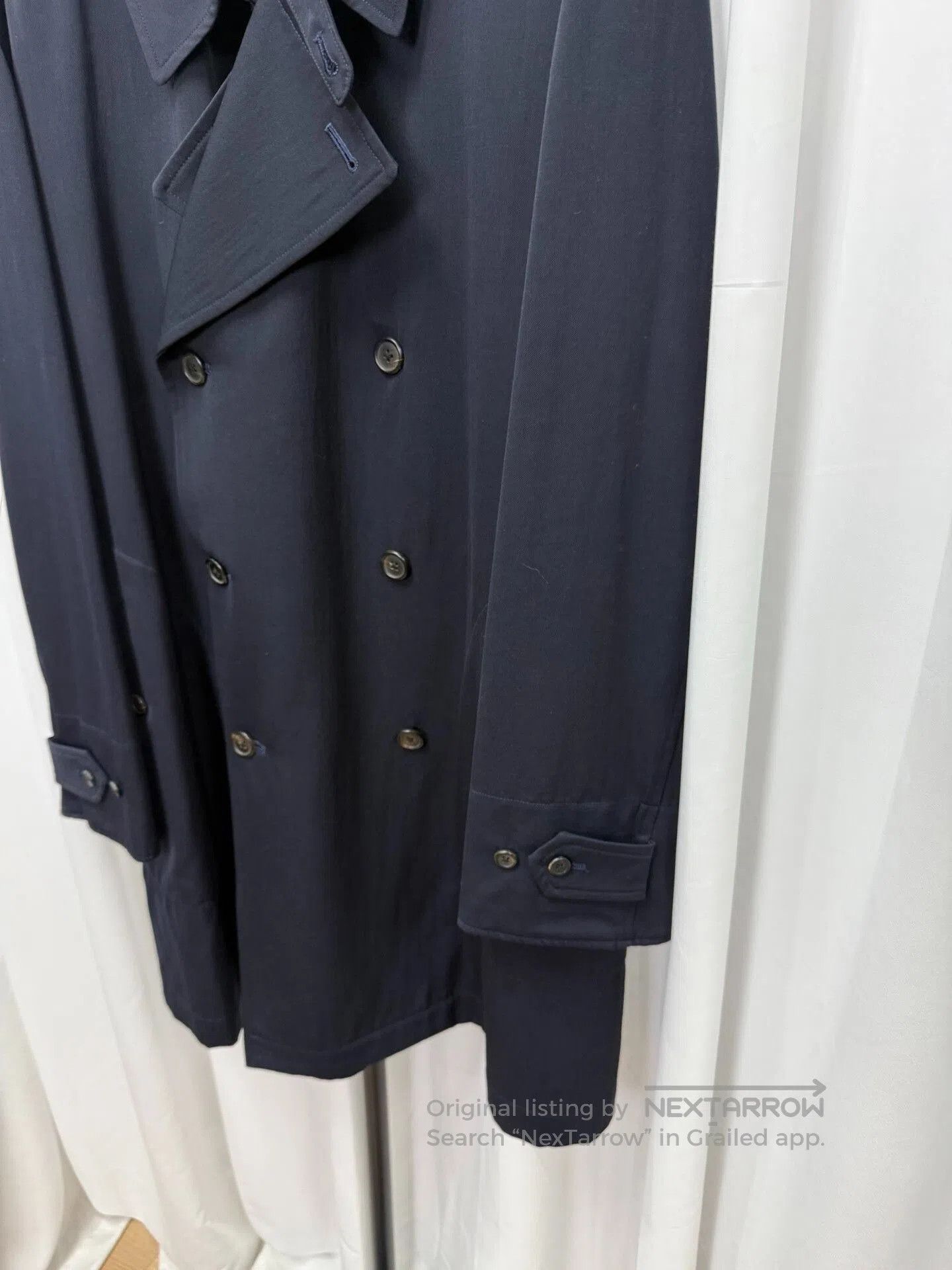 Yohji Yamamoto Yohji Yamamoto Y's Men's Wool Navy Coat. Size US M / EU 48-50 / 2 - 2 Thumbnail