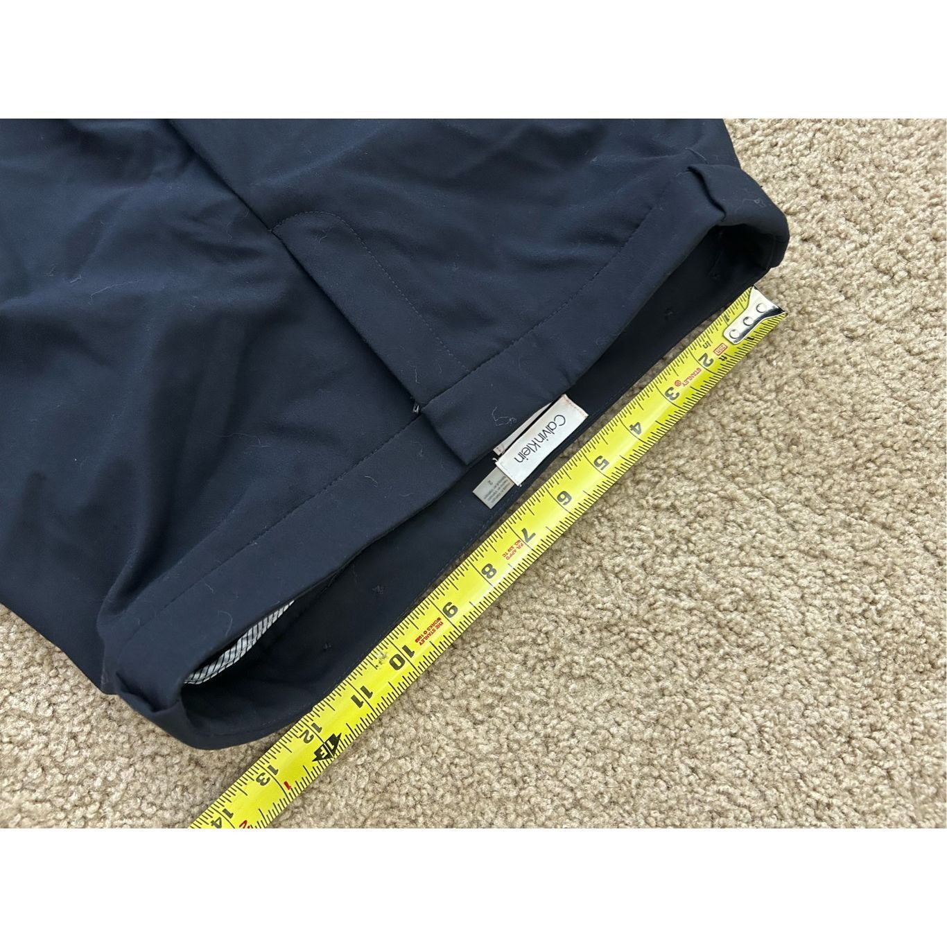 Calvin Klein Calvin Klein Highline Navy Blue Ankle-Length Dress Pants, Si Size 26" / US 2 / IT 38 - 2 Thumbnail