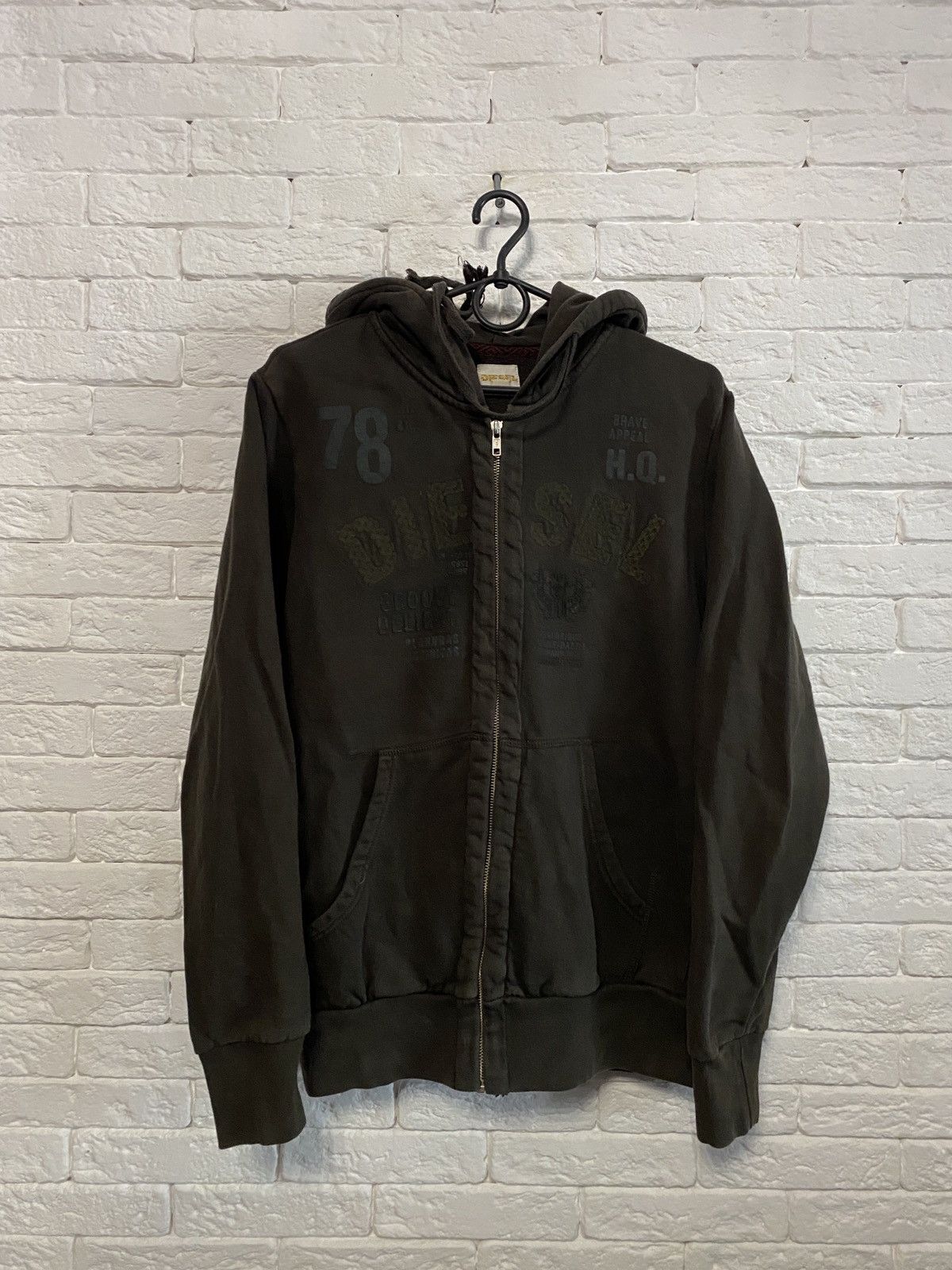Diesel Diesel Zip Up Hoodie Vintage Y2K Opium | Grailed