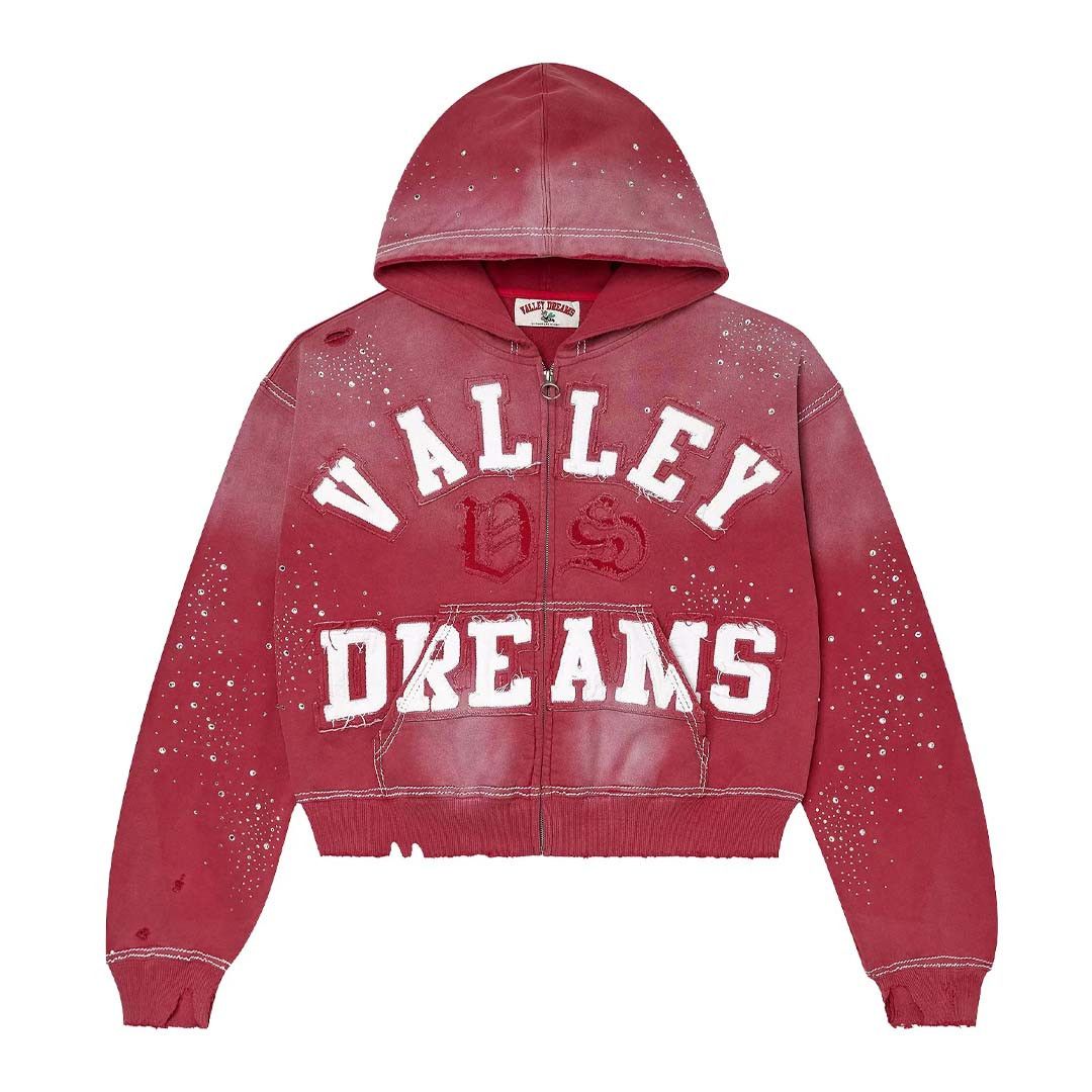 Vale Forever Classico Zip Up Hoodie 'Ruby' Size US M / EU 48-50 / 2 - 1 Thumbnail