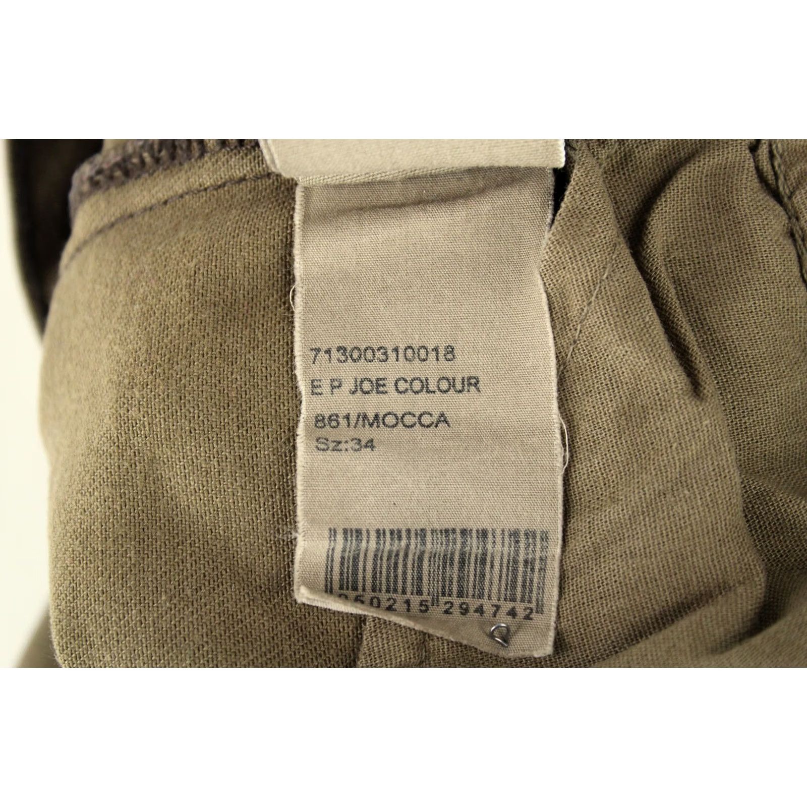 Emmett EMMETT Joe Jeans Men's Slim Fit Button Fly Logo Pockets Brown W34 Size US 34 / EU 50 - 7 Thumbnail