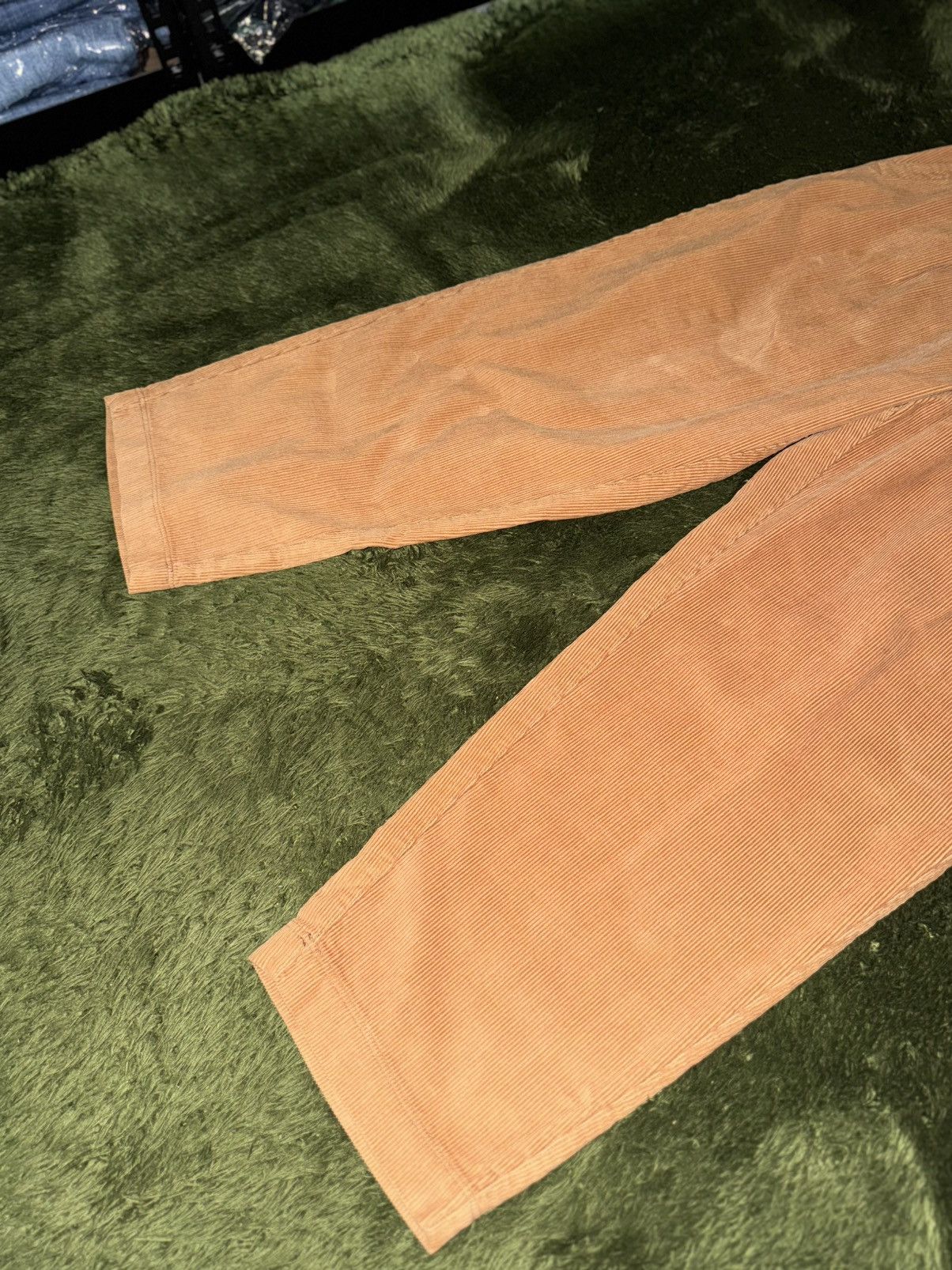 EASTLOGUE [M] Eastlogue Relax Fit Pleated Corduroy Trouser Light Brown Size US 32 / EU 48 - 6 Thumbnail