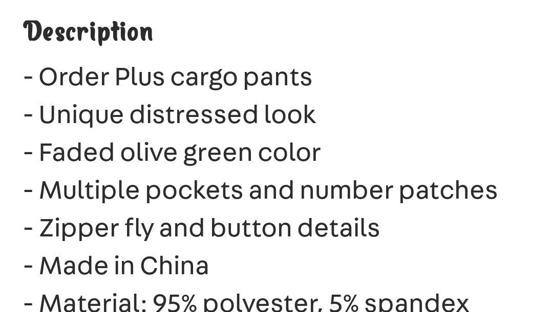 Japanese Brand Order Plus Cargo Distressed Pants Size US 34 / EU 50 - 5 Thumbnail
