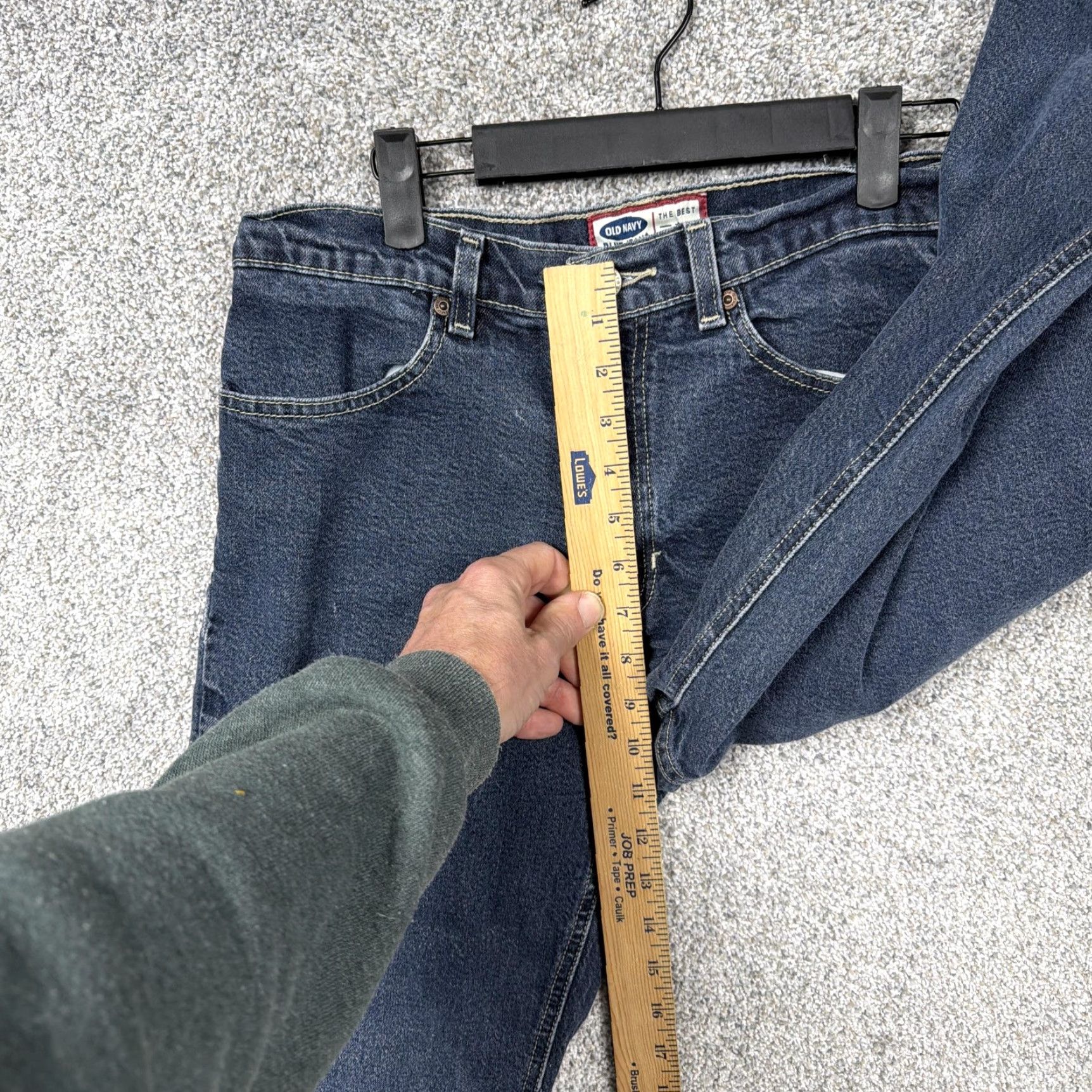 Old Navy VINTAGE Old Navy Jeans Womens 12 30x29 Blue Denim Bootcut High-Rise Stretch Dark Wash Size 34" / US 12 / IT 48 - 5 Thumbnail
