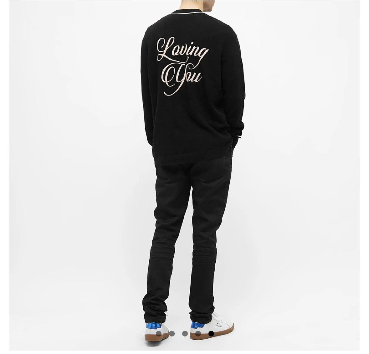 Amiri AMIRI Loving You Cardigan - Black - XXL Size US XXL / EU 58 / 5 - 2 Thumbnail