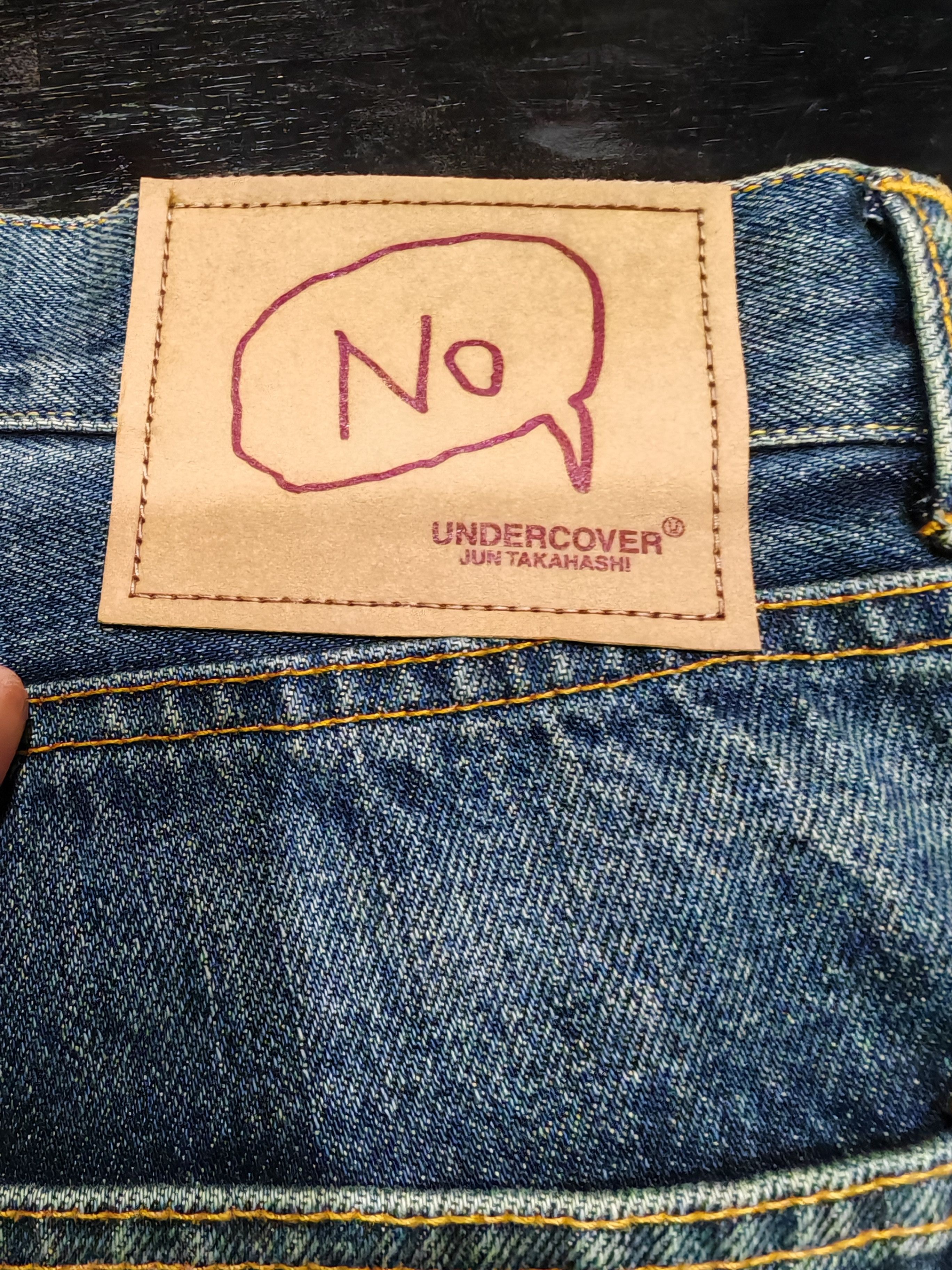 Undercover Embroidered Crosses Painter Jeans - UNISEX Size US 32 / EU 48 - 10 Thumbnail
