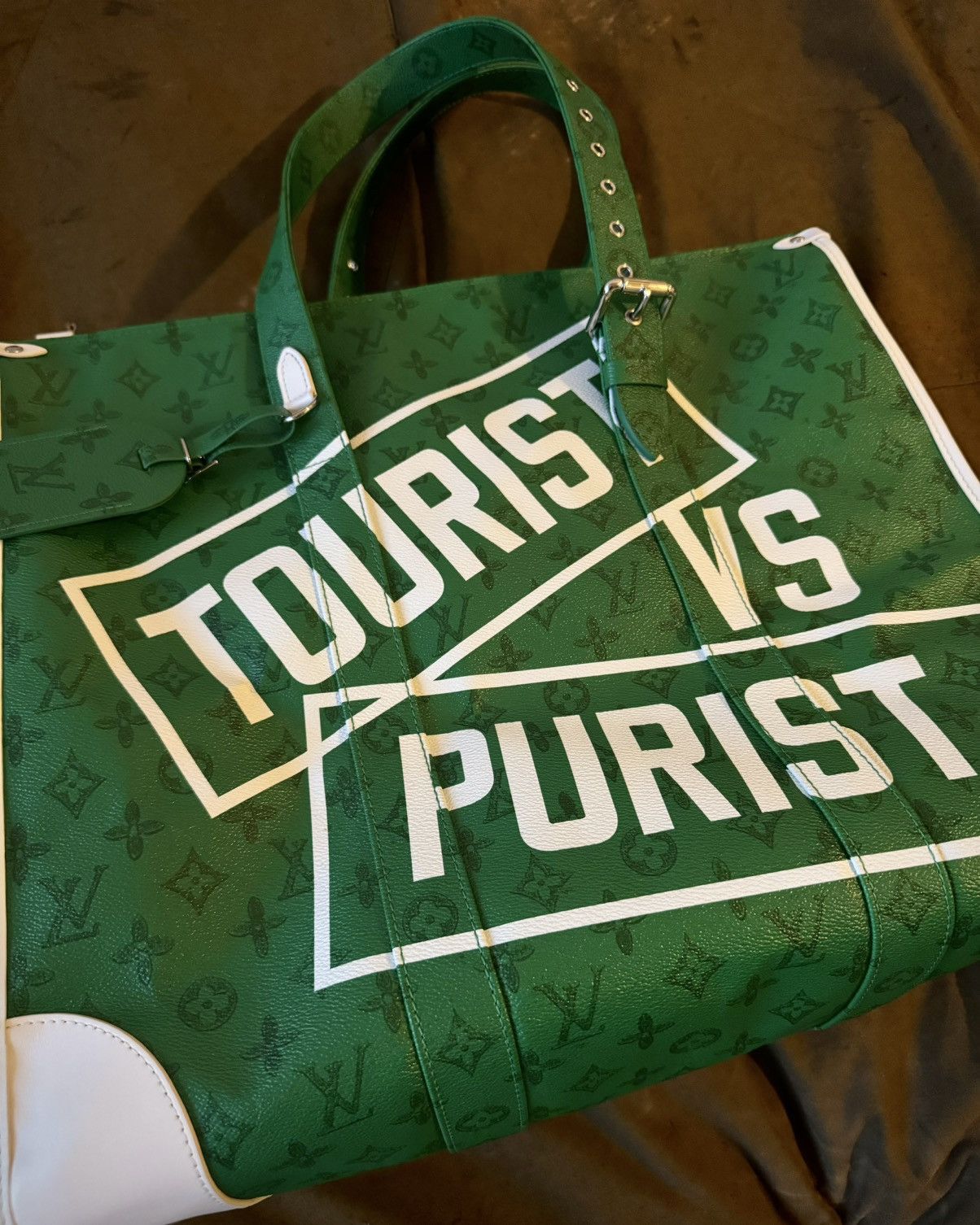Louis Vuitton by Virgil Abloh Tourist Vs Purist Tote Bag