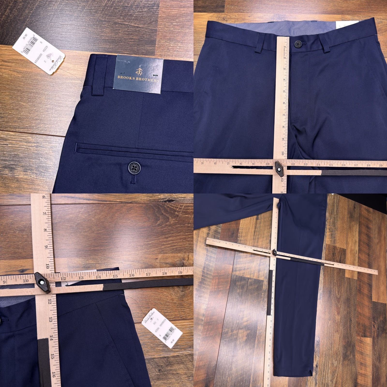 Brooks Brothers Brooks Brothers Performance Chino Pants Mens 30x32 Navy Mid Rise Stretch New Size US 30 / EU 46 - 8 Thumbnail