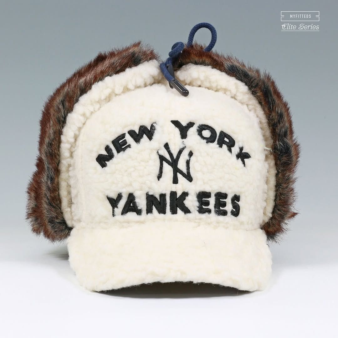 Hat Club NEW YORK YANKEES 75TH WS SHERPA DOG EAR NEW ERA FITTED CAP Size ONE SIZE - 2 Thumbnail