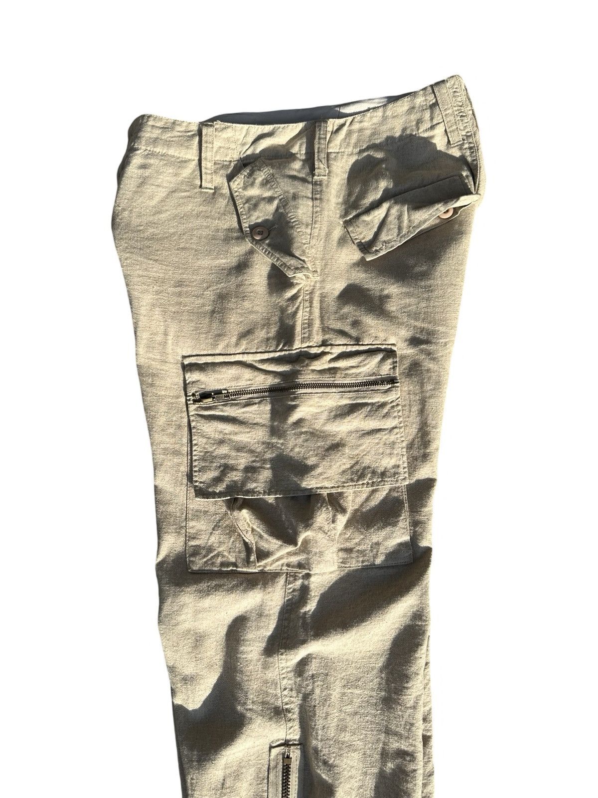 Japanese Brand RARE GOA Hemp Cargo Parachute Zipper Pants Size US 32 / EU 48 - 5 Thumbnail