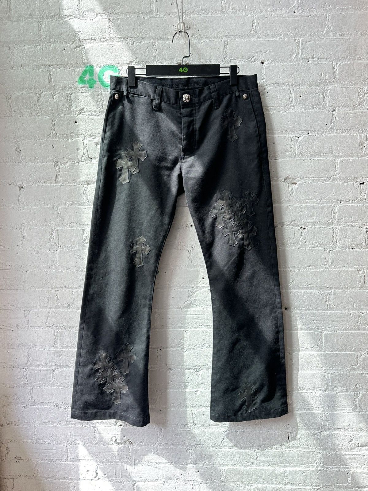 Chrome Hearts CHROME HEARTS FLOODED PATCH CHINOS Size US 33 - 3 Thumbnail