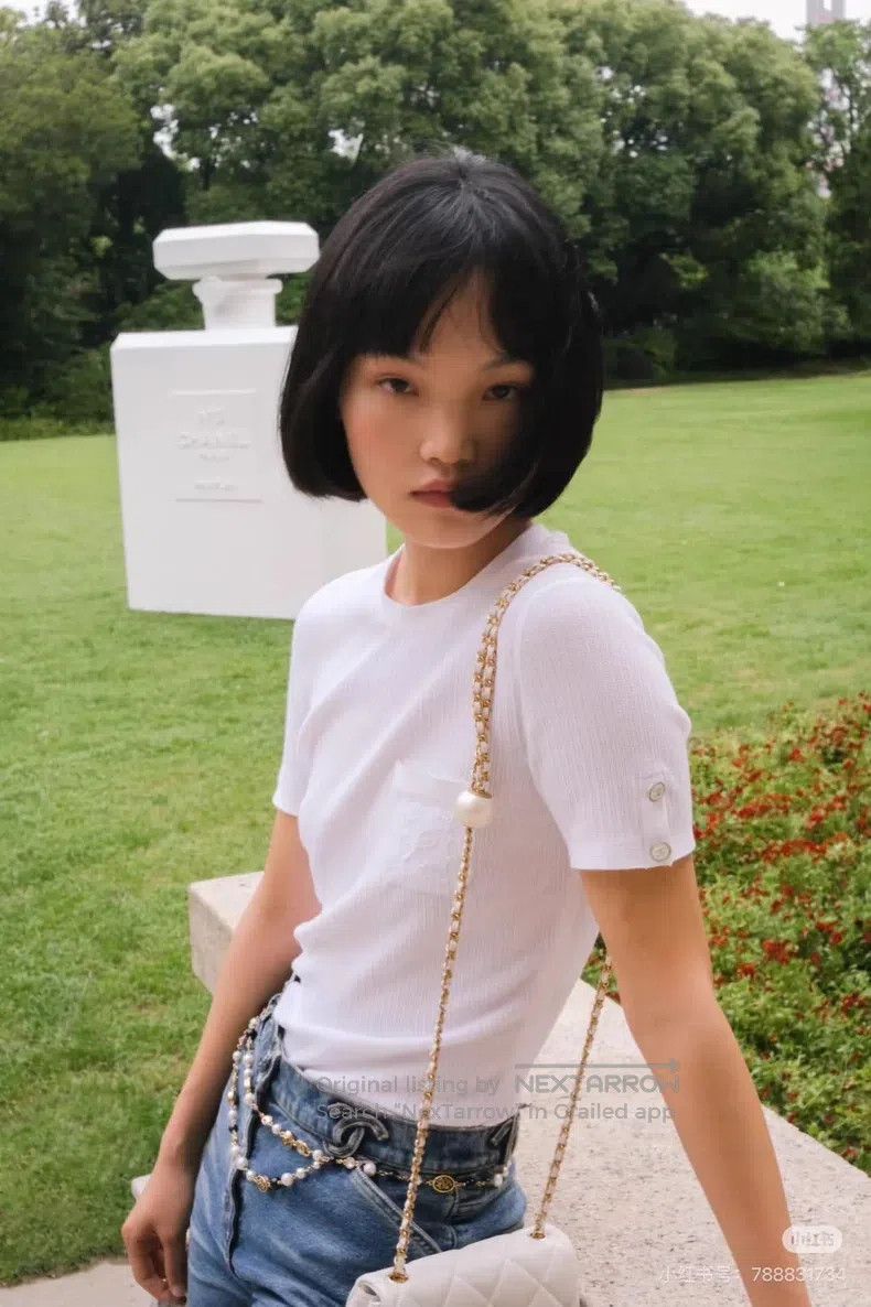 Chanel Chanel 24P white round-necked clover embroidered knitted s Size XS / US 0-2 / IT 36-38 - 9 Thumbnail