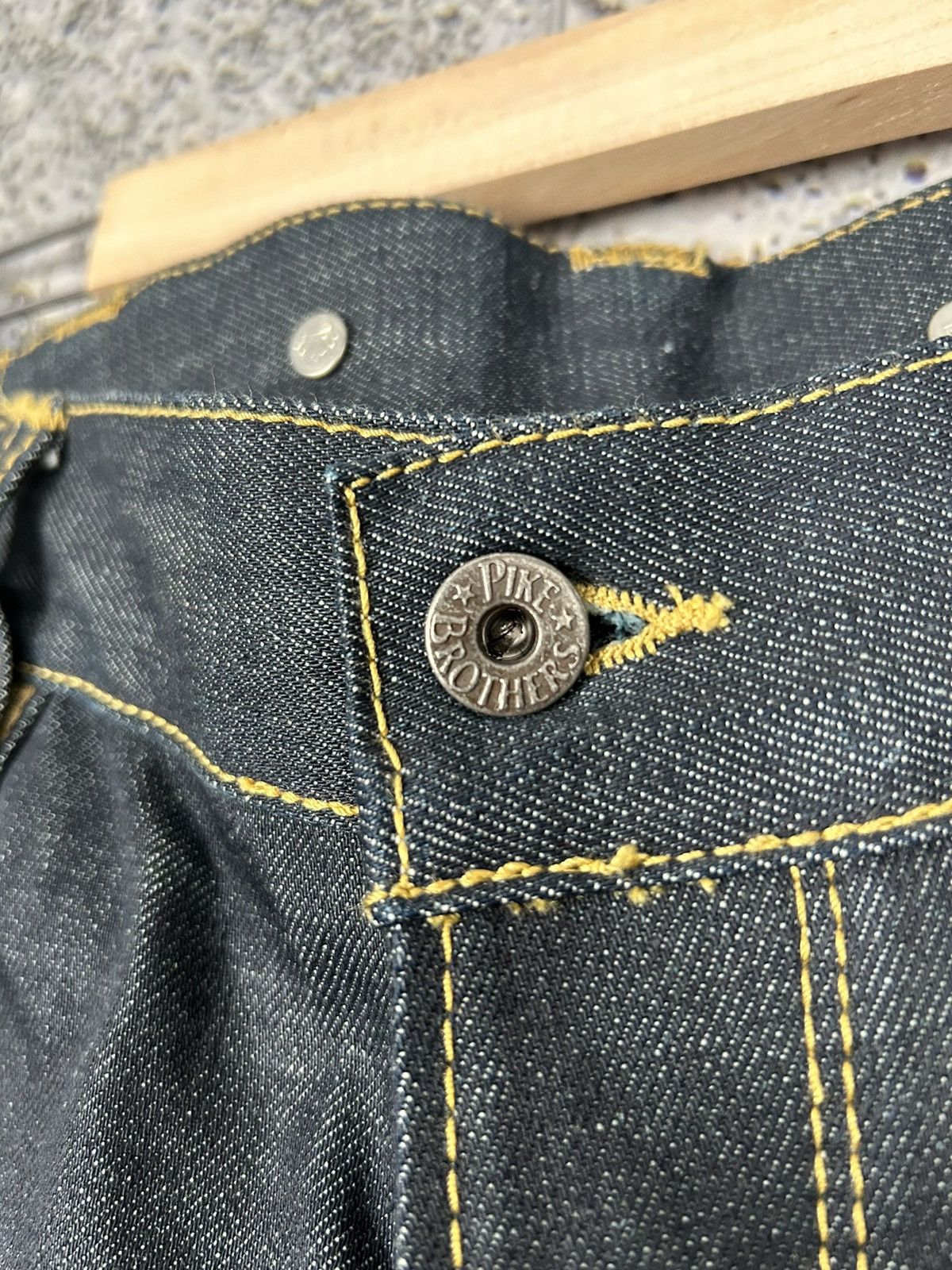 Japanese Brand Vintage Pike Brothers Selvedge Japanese Denim Roamer Pant Size US 34 / EU 50 - 7 Thumbnail