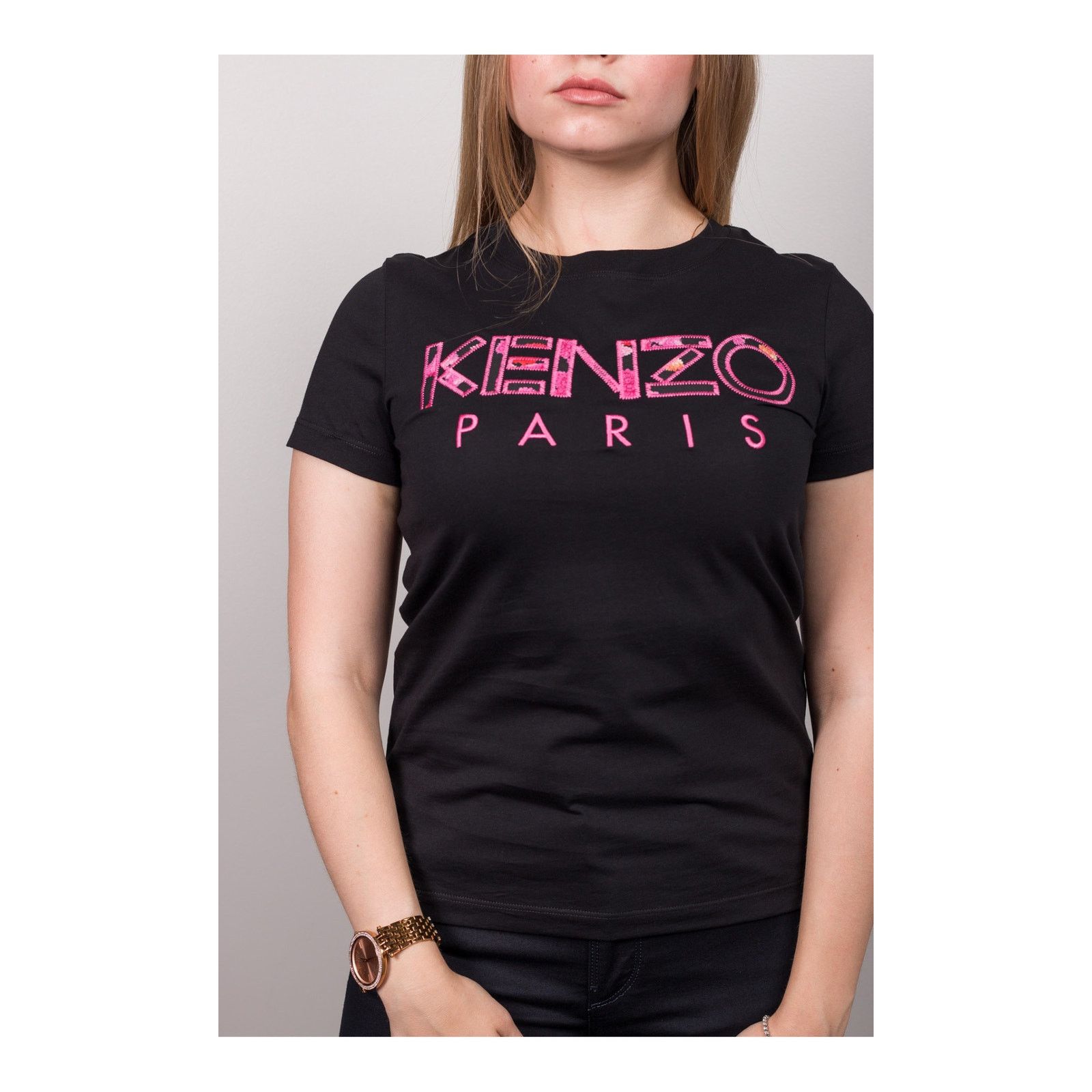 Kenzo NWOT Kenzo Pink Logo Tshirt size S $140 Size S / US 4 / IT 40 - 3 Thumbnail