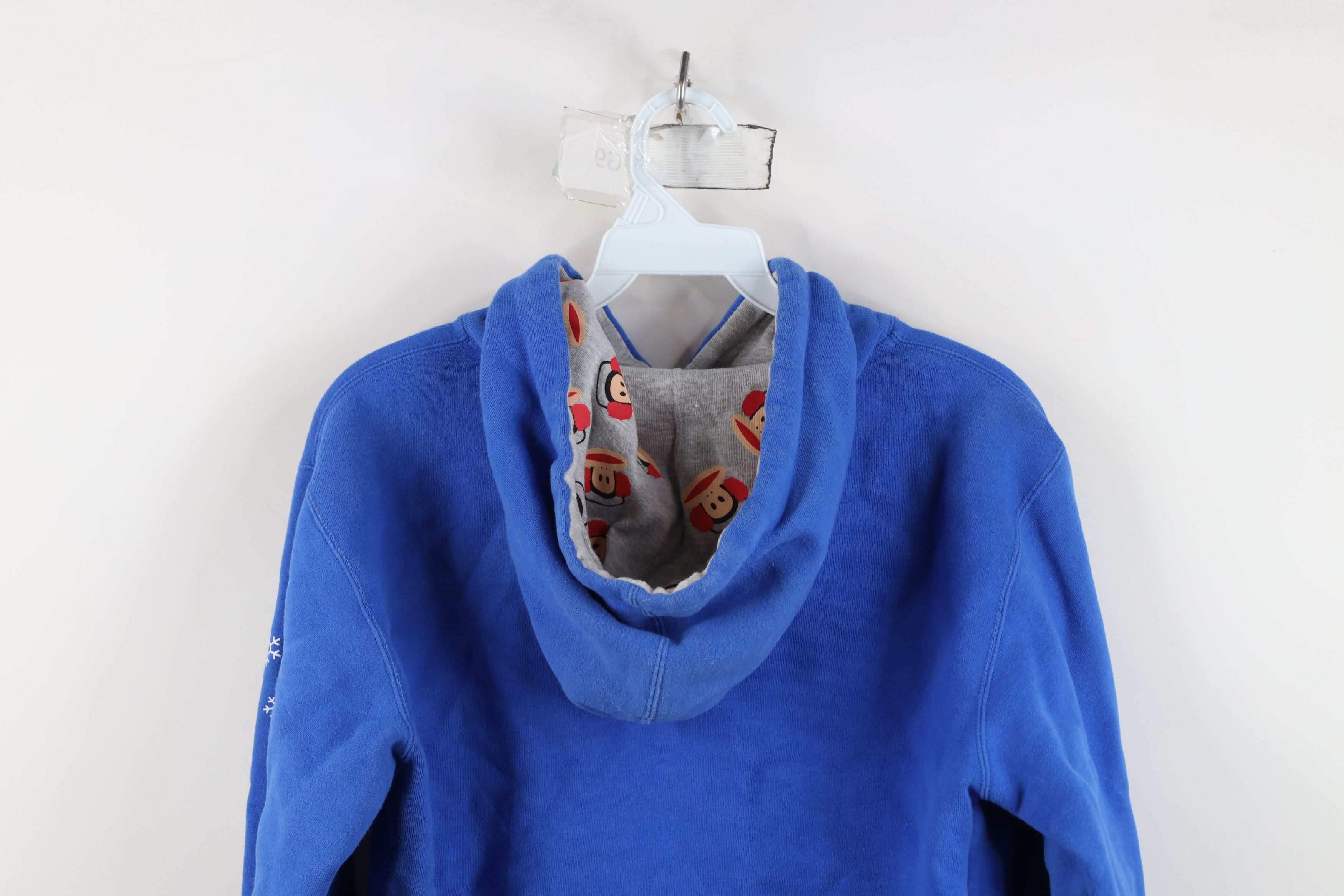 Paul Frank Vintage Y2K Paul Frank Spell Snowflake Monkey Hoodie Blue Size M / US 6-8 / IT 42-44 - 15 Thumbnail