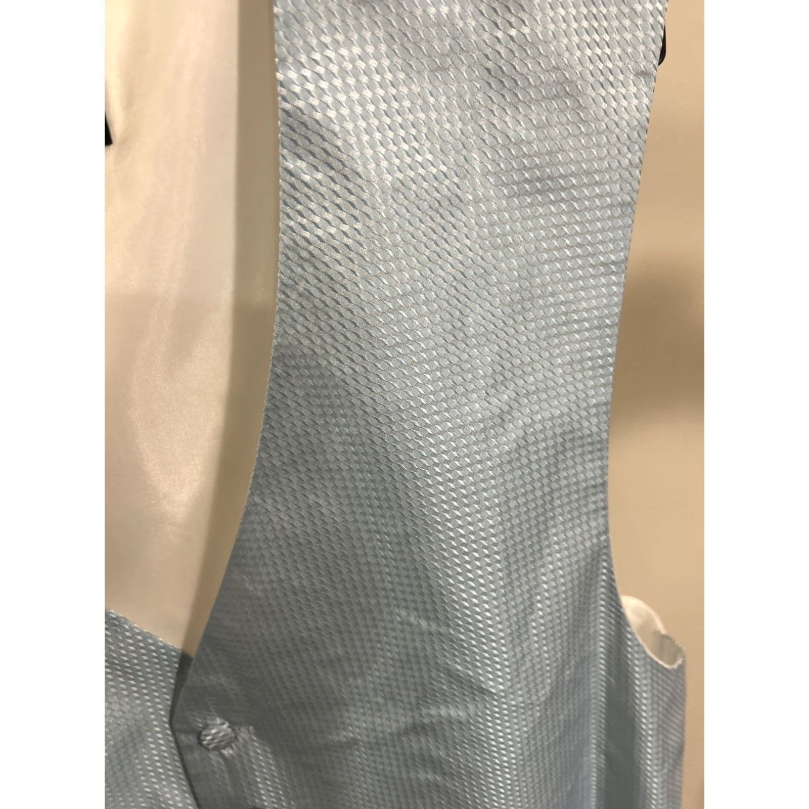 Pronto Uomo Pronto Uomo Mens Large Light Blue 6 Button Vest Lined Size US L / EU 52-54 / 3 - 3 Thumbnail