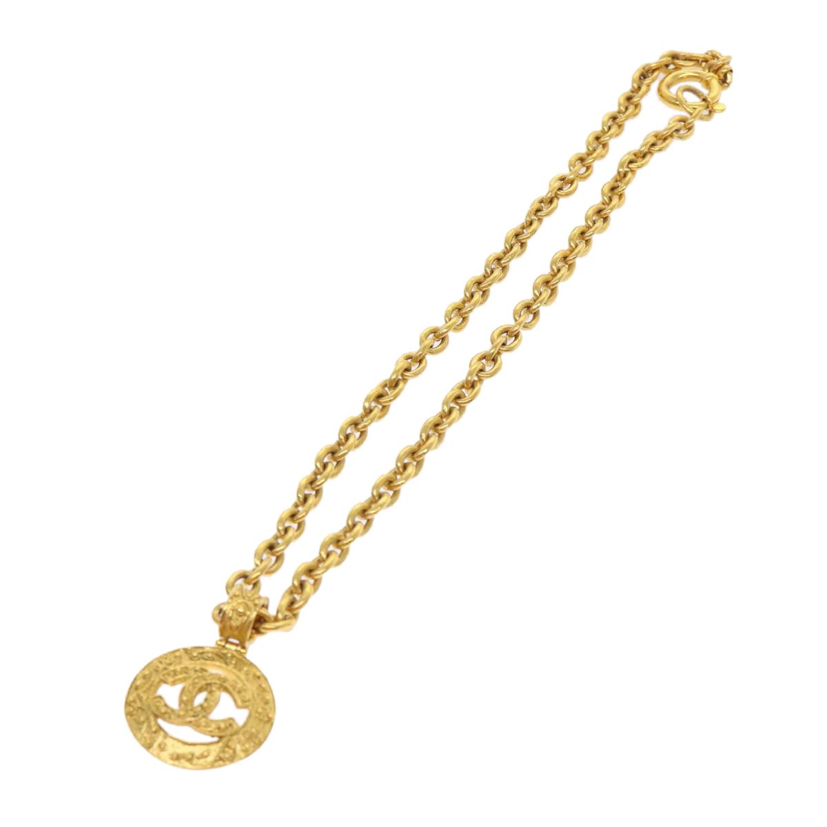 Chanel Chanel CC Open Heart Pendant Necklace Metal Size ONE SIZE - 1 Thumbnail