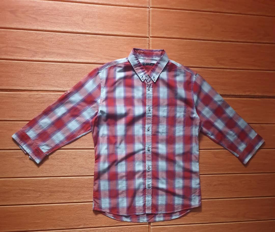 Japanese Brand 💥Custom Culture Skull Checkered Shirt Size US M / EU 48-50 / 2 - 6 Thumbnail