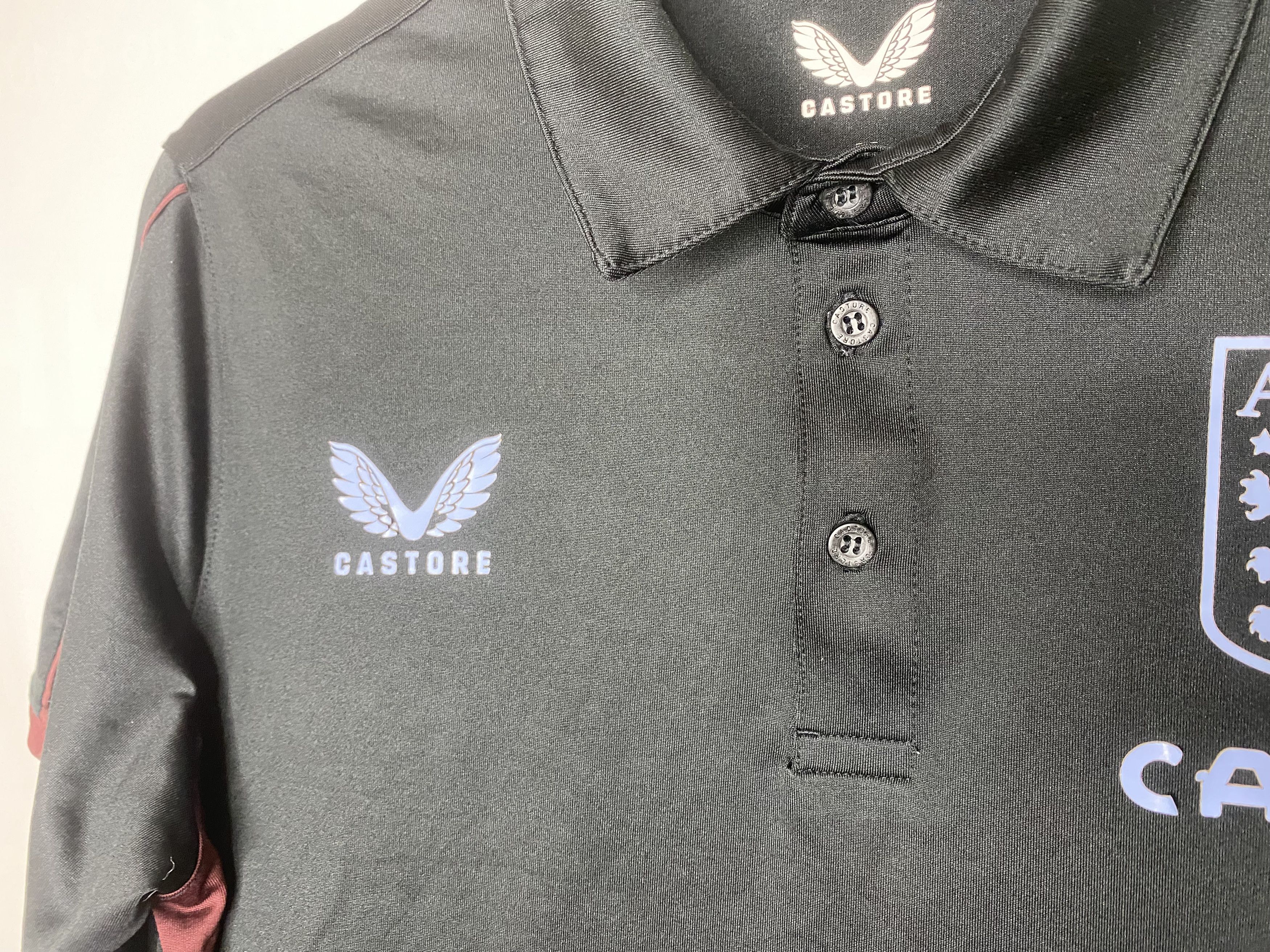Castore ASTON VILLA 2023 TRAINING POLO FOOTBALL SHIRT SOCCER JERSEY Size US M / EU 48-50 / 2 - 4 Thumbnail