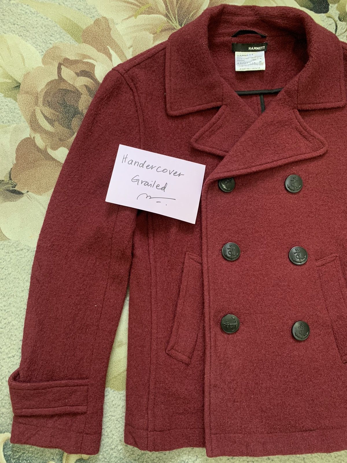 Katharine Hamnett London Hamnett Knit Wool Double Breast Jacket Size US M / EU 48-50 / 2 - 3 Thumbnail