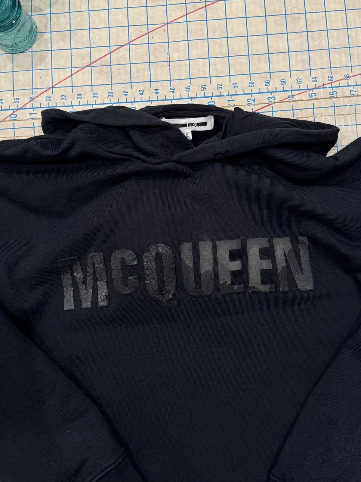 MCQ MCQ Alexander McQueen Spell Out Hoodie Faded text Size Large Size US L / EU 52-54 / 3 - 6 Thumbnail