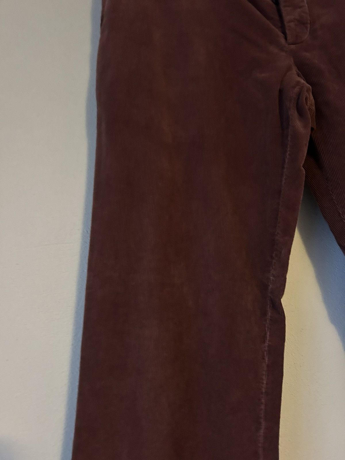 Brunello Cucinelli Brunello Cucinelli Burgundy Corduroy Trousers - Size 52 Size US 36 / EU 52 - 3 Thumbnail